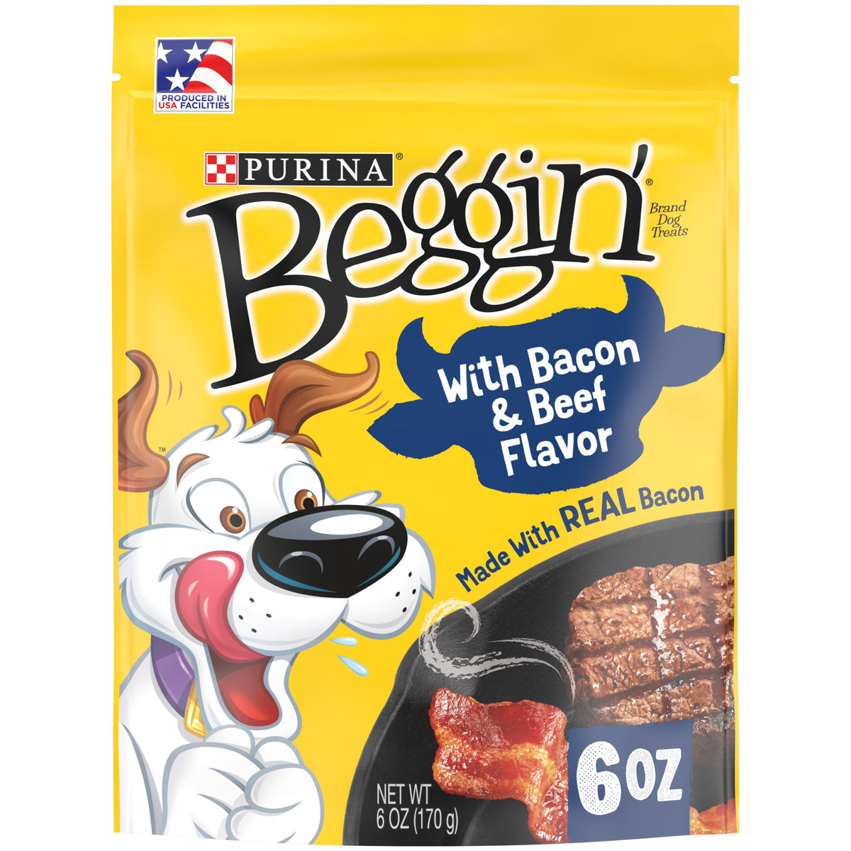 Purina Beggin' Strips With Real Meat Dog Treats With Bacon And Beef Flavors