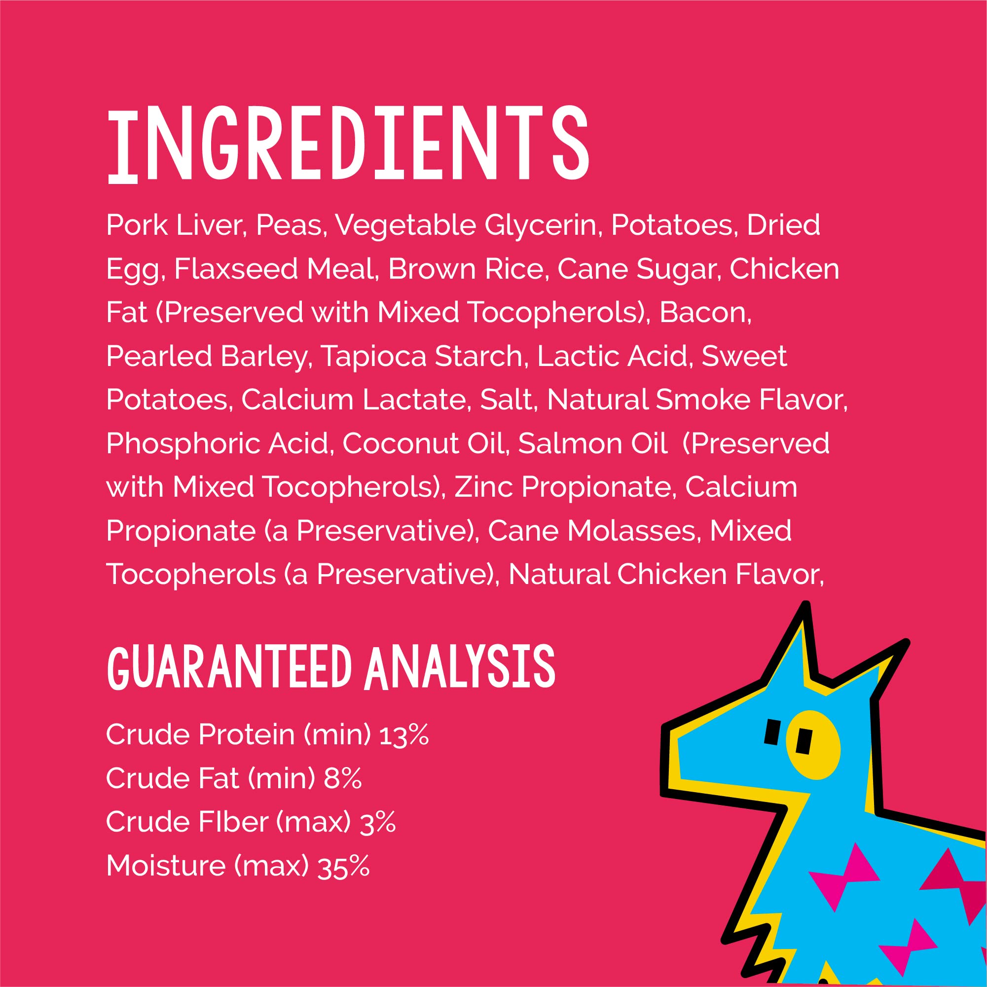 Crazy Dog Mini Train-Me! Bacon Flavor Training Treats, 10 oz Pouch, Recommended by Trainers, 500 Treats per Bag