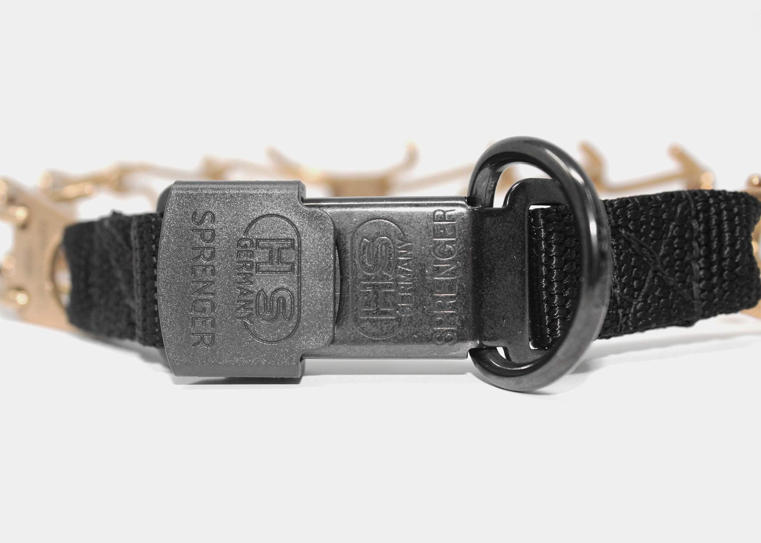 Herm Sprenger Curogan Prong Dog Training Collar With Quick Release Buckle Ultra-Plus Pet Pinch Collar Hypoallergenic Nickel Free No-Pull Collar For Dogs Made In Germany 4Mm X 24In Large