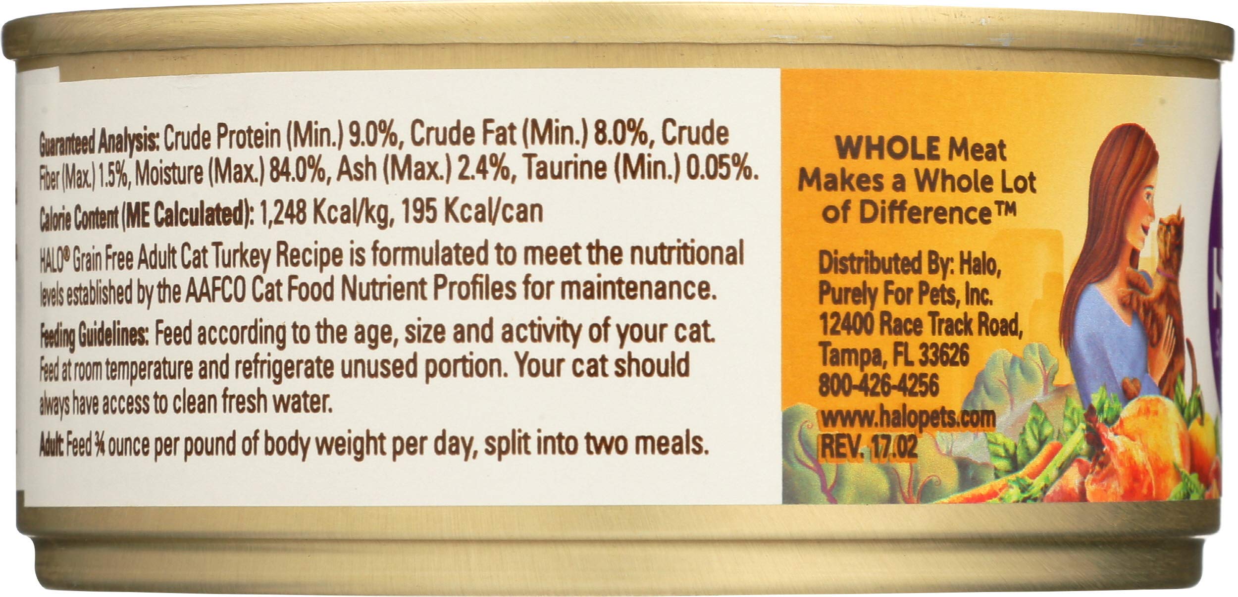 Halo SpotS Stew Wholesome Turkey Food, 8.25 Lb./5.5 Oz.
