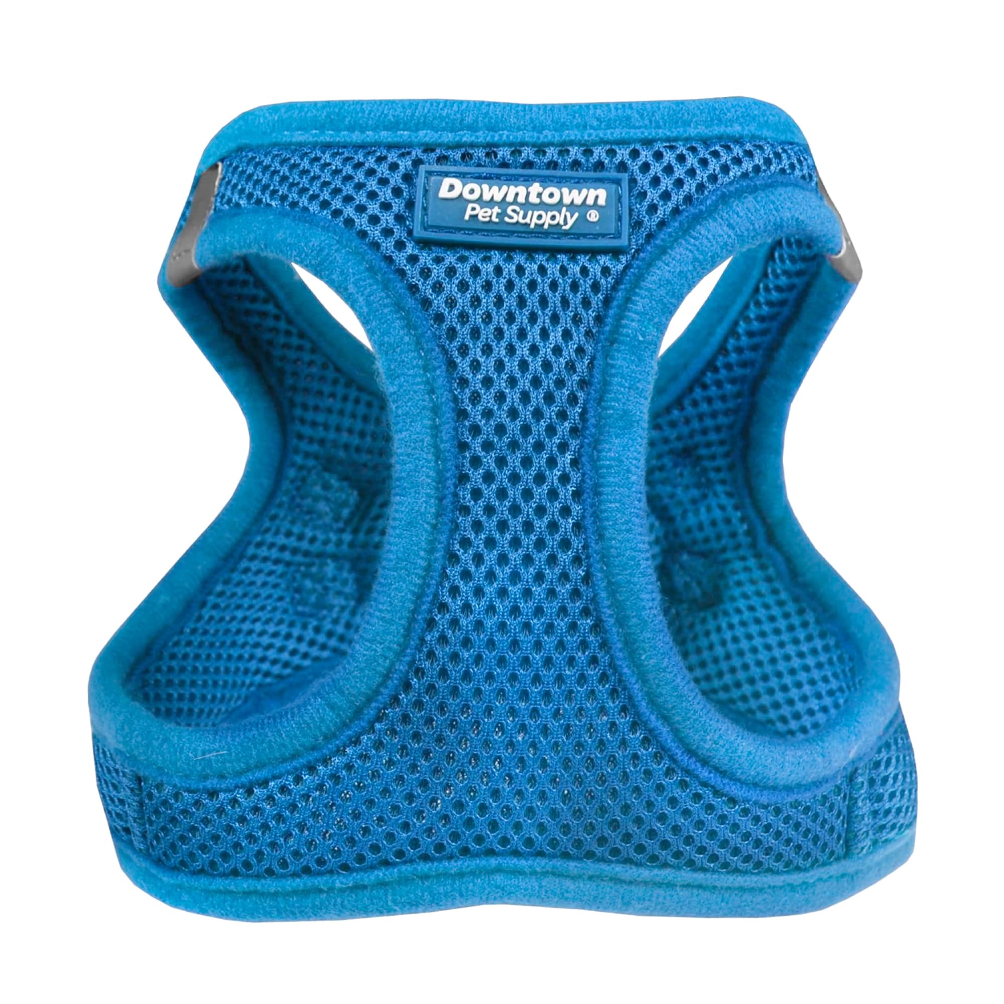 Downtown Pet Supply Step In Dog Harness For Small Dogs No Pull, Medium, Cobalt - Adjustable, Reflective Trim, Padded Mesh Fabric