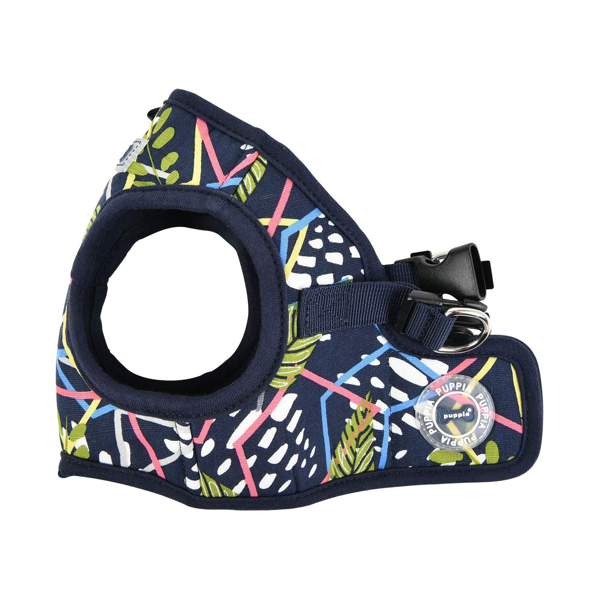 Puppia Botanical Harness B - Navy - L