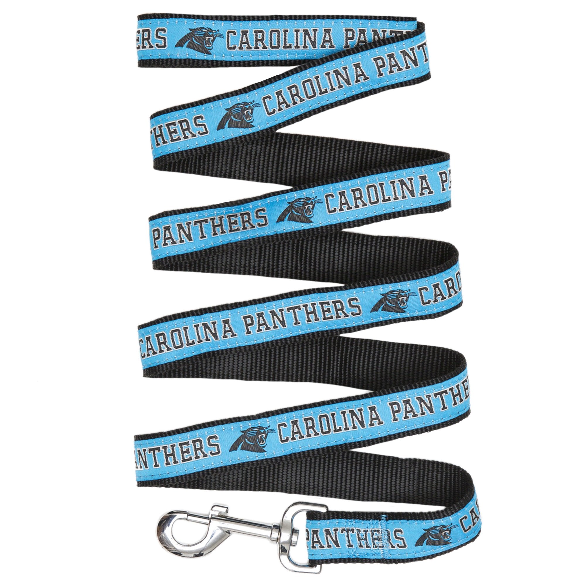 Nfl Pet Leash, Small, Carolina Panthers Dog Leash, Football Team Leash For Dogs & Cats. A Shiny & Colorful Dog & Cat Leash With 