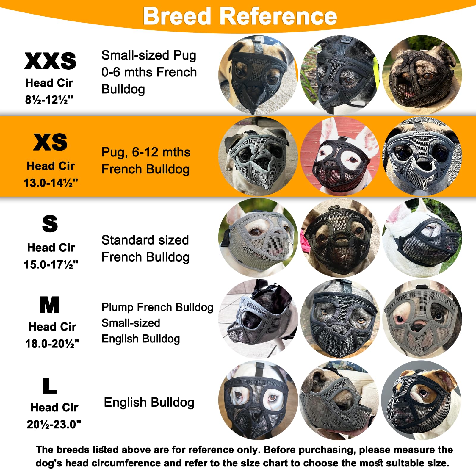 Barkless French Bulldog Muzzle, Short Snout Mesh Dog Muzzle With Tongue Out Design For Flat Face Dog Shih Tzu English Bulldog,Pr