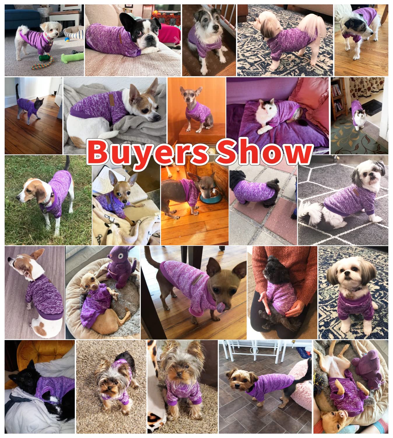 Idepet Pet Dog Classic Knitwear Sweater, Soft Fleece Coat For Small,Medium Dog,Warm Pet Dog Cat Clothes,Puppy Customes 2 Color (