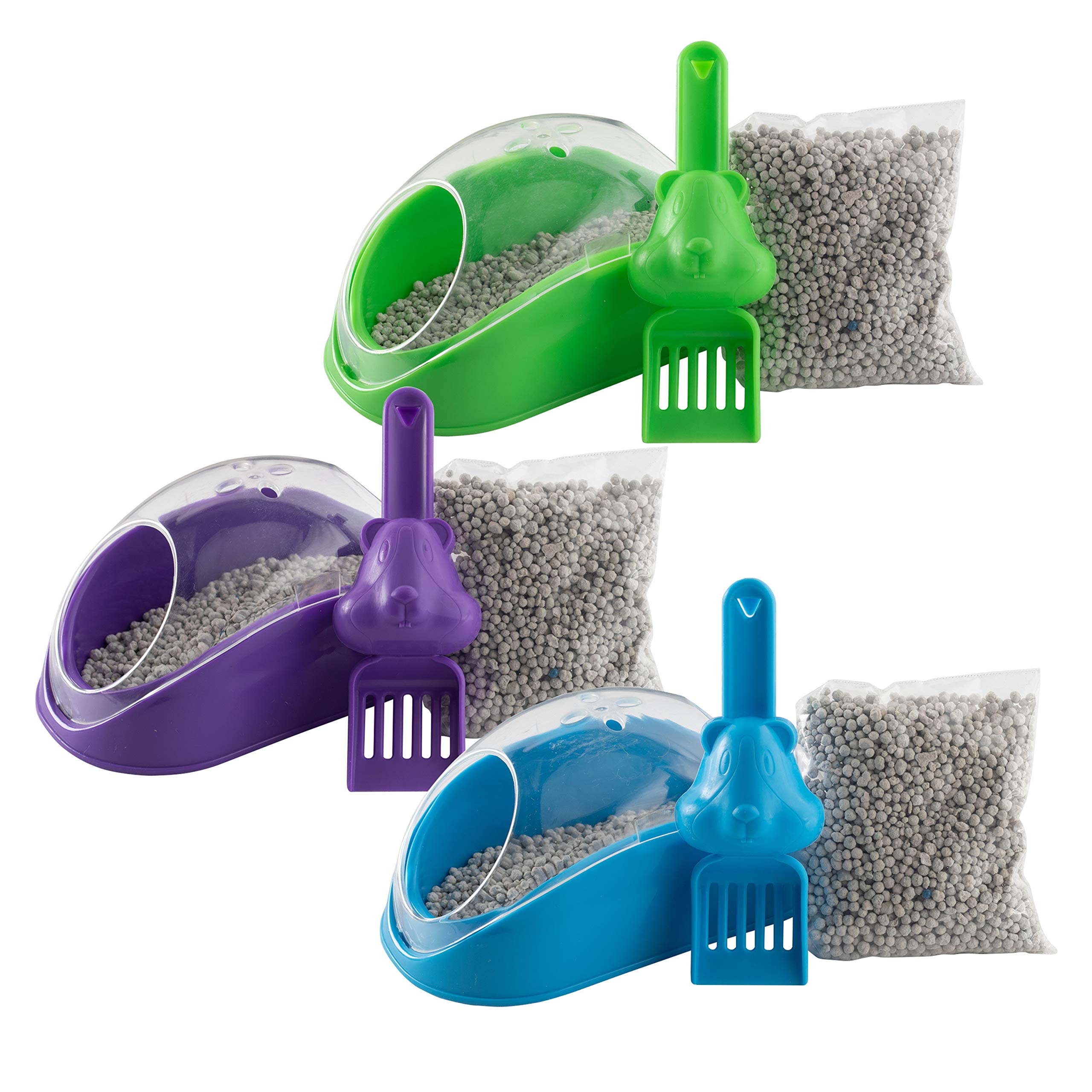 Kaytee Hamster Potty Assorted 6 Inches x 3.5 Inches x 2.75 Inches
