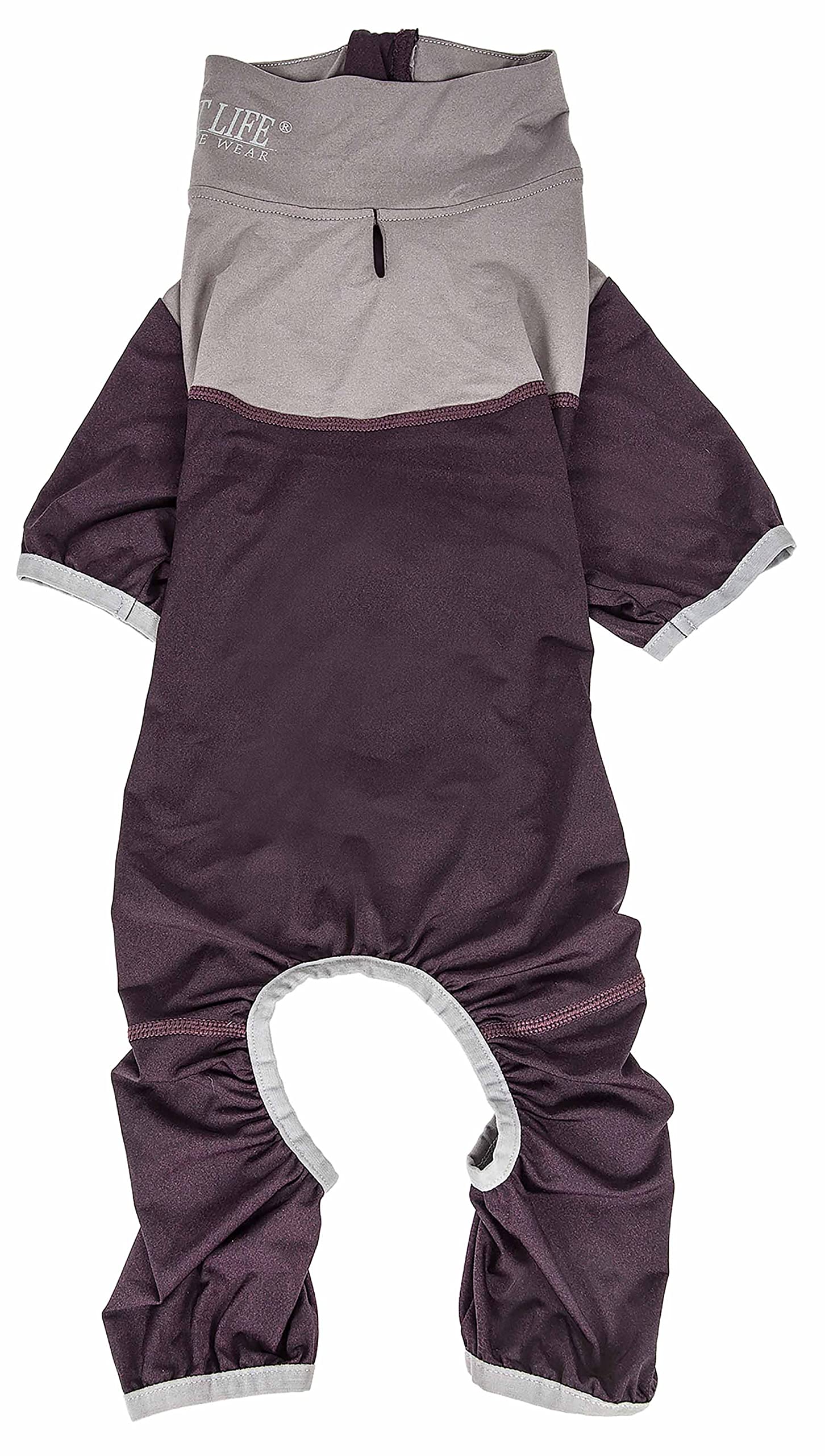 Pet Life Active Embarker Heathered Performance 4-Way Stretch Two-Toned Full Body Warm Up(D0102H70WAW.)