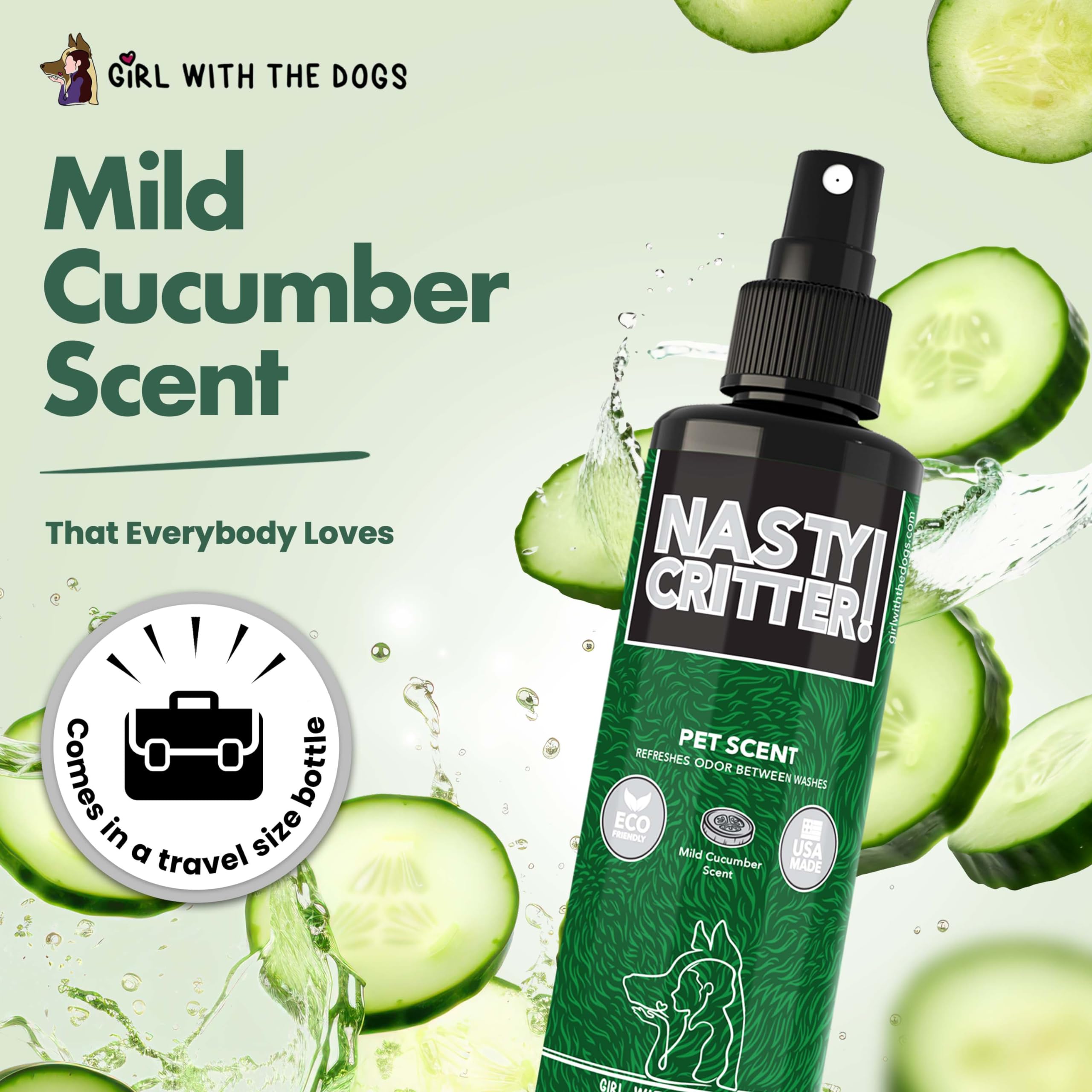 Girl With The Dogs Nasty Critter! Pet Scent 8 Oz - For Cats And Dogs - Made In Usa