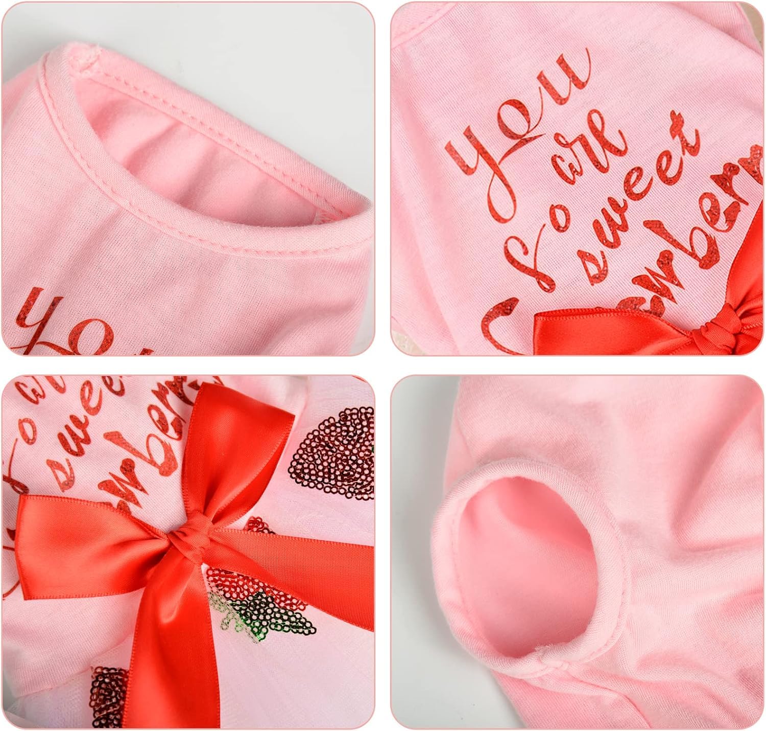 Dog Dress For Small Dogs, Puppy Costume Clothes Girls Pet Clothing Outfit Summer Spring Dresses Chihuahua Yorkie Cat Apparel(X-L