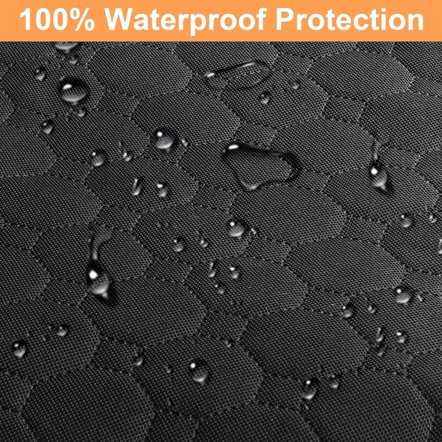Mancro Suv Cargo Liner For Dogs, Waterproof Dog Seat Cover For Suv With Bumper Flap Protector, Durable Non-Slip Polyester Pet Tr