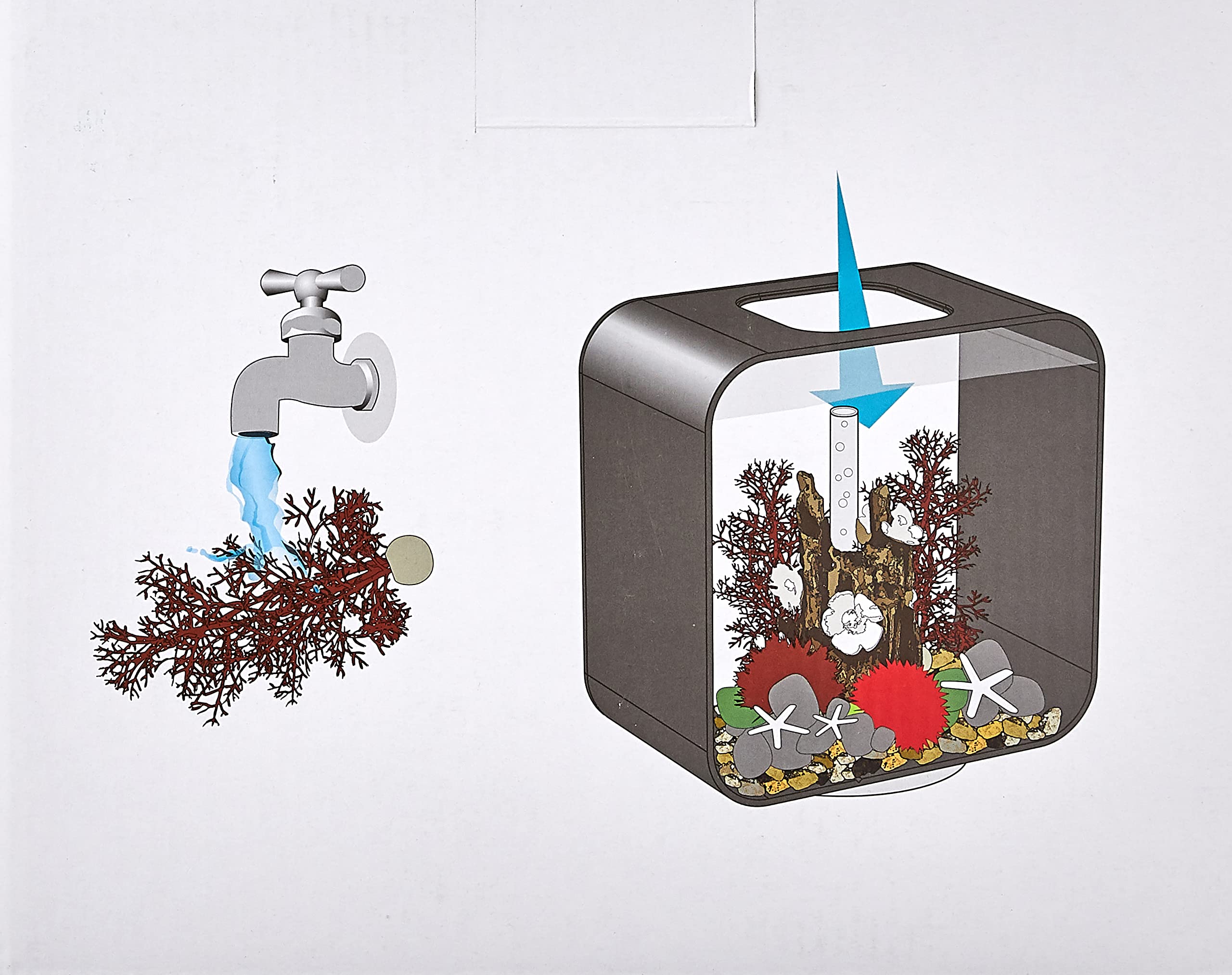biOrb Décor Set - 15L Small Red Forest, Plastic - Model 48442.0