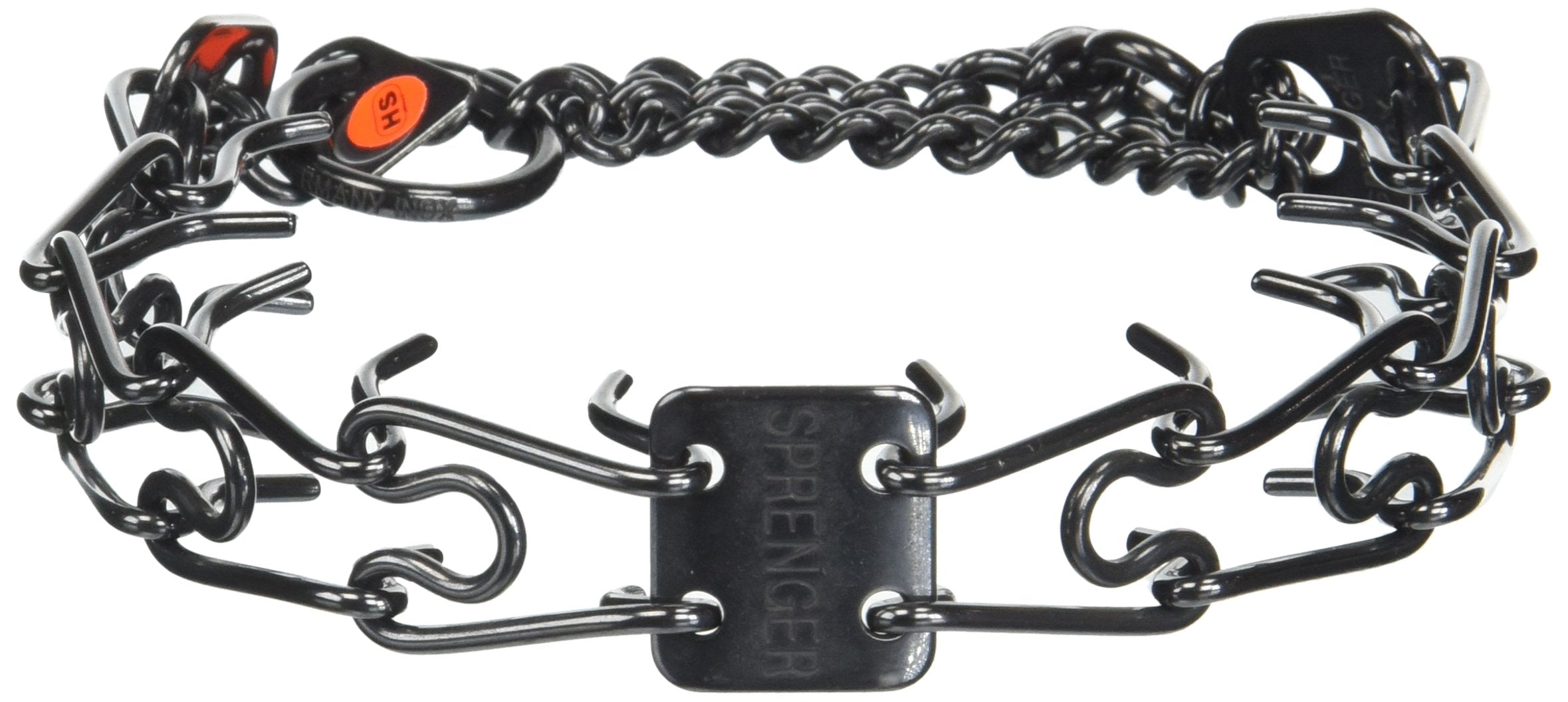Herm Sprenger Black Small 16' X 2.25Mm 12' Prong Training Collar, One Size