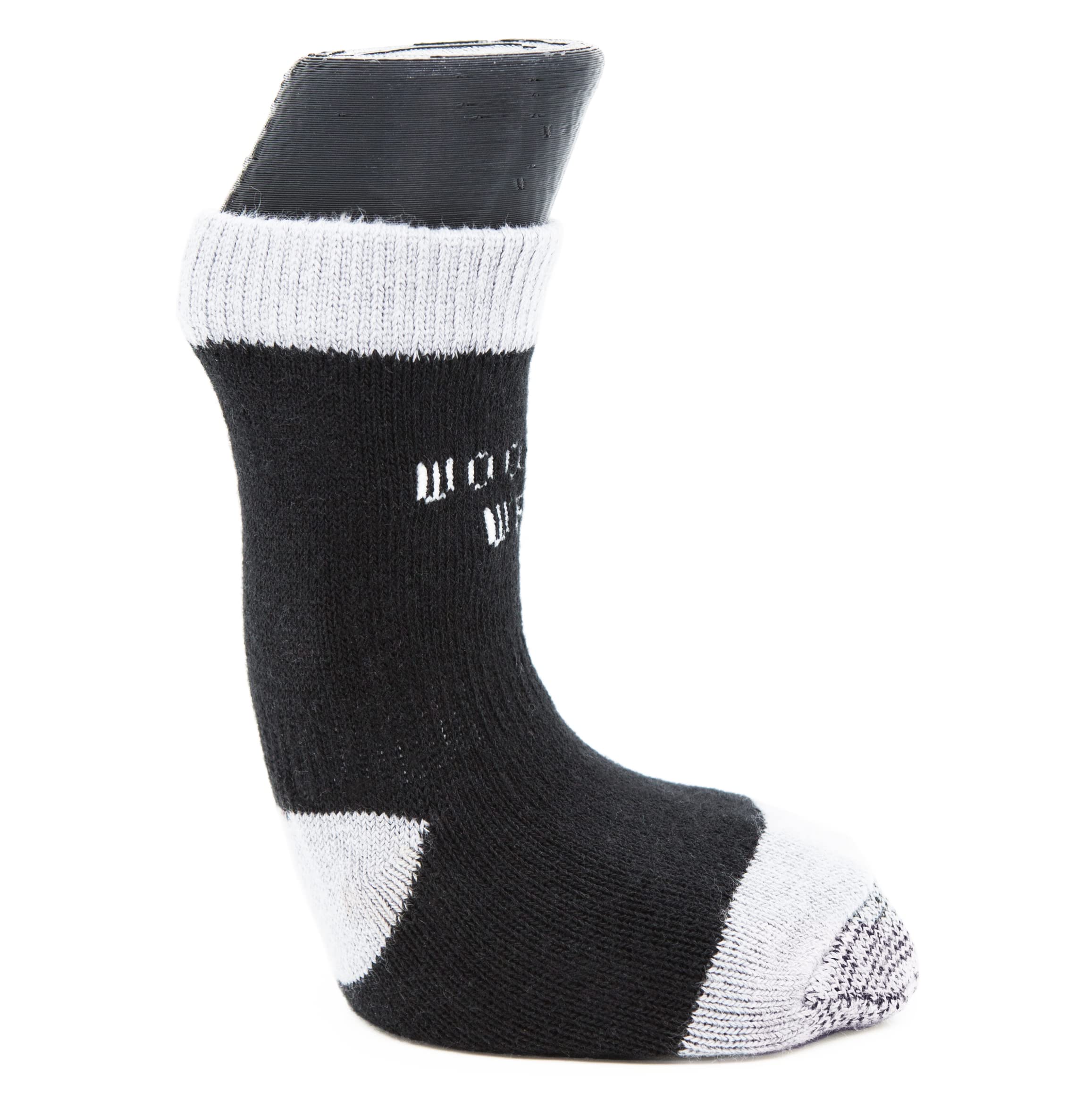 Woodrow Wear, Power Paws Advanced Dog Socks, Black Grey, XXL, Fits 130-180 pounds