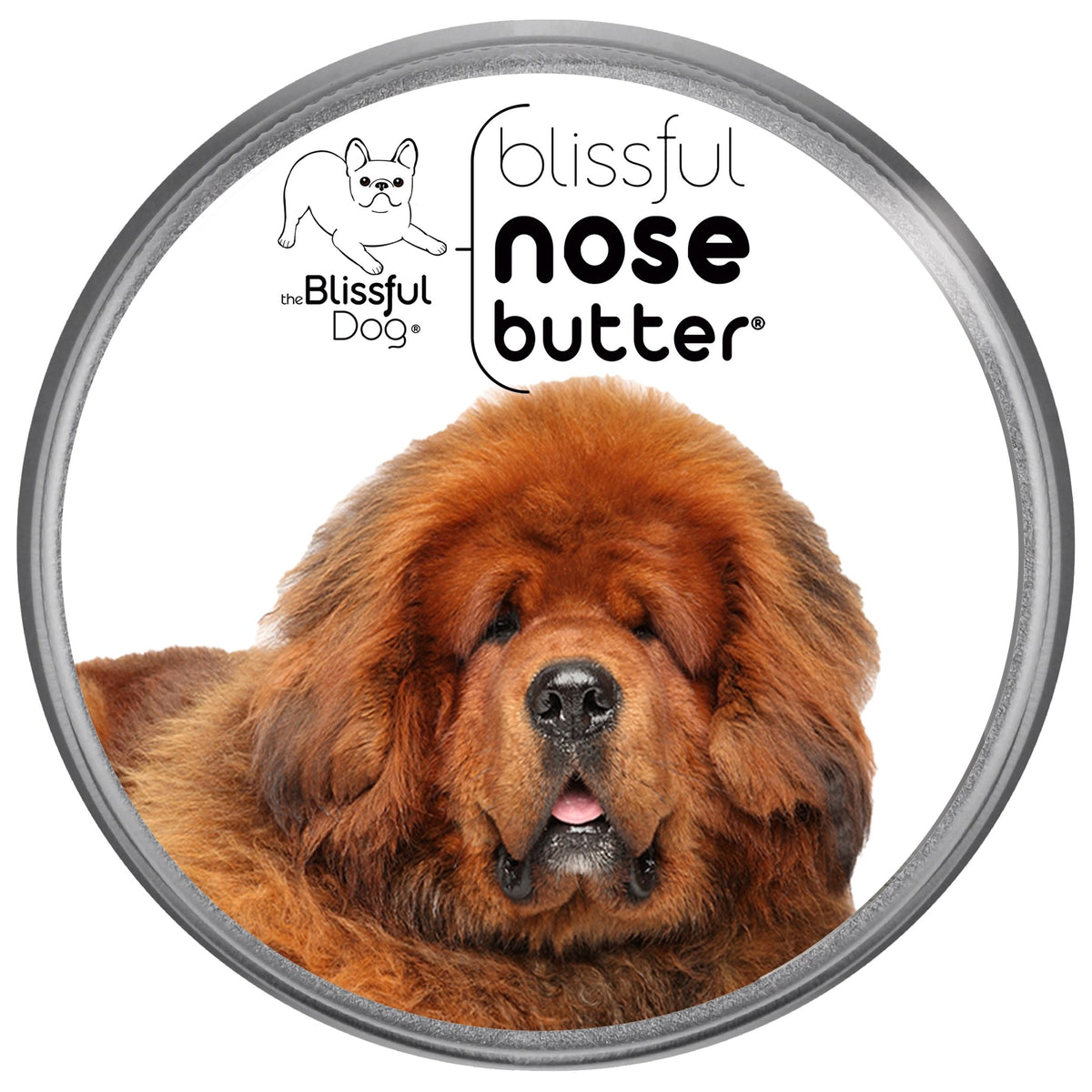 The Blissful Dog Tibetan Mastiff Unscented Nose Butter - Dog Nose Butter, 4 Ounce
