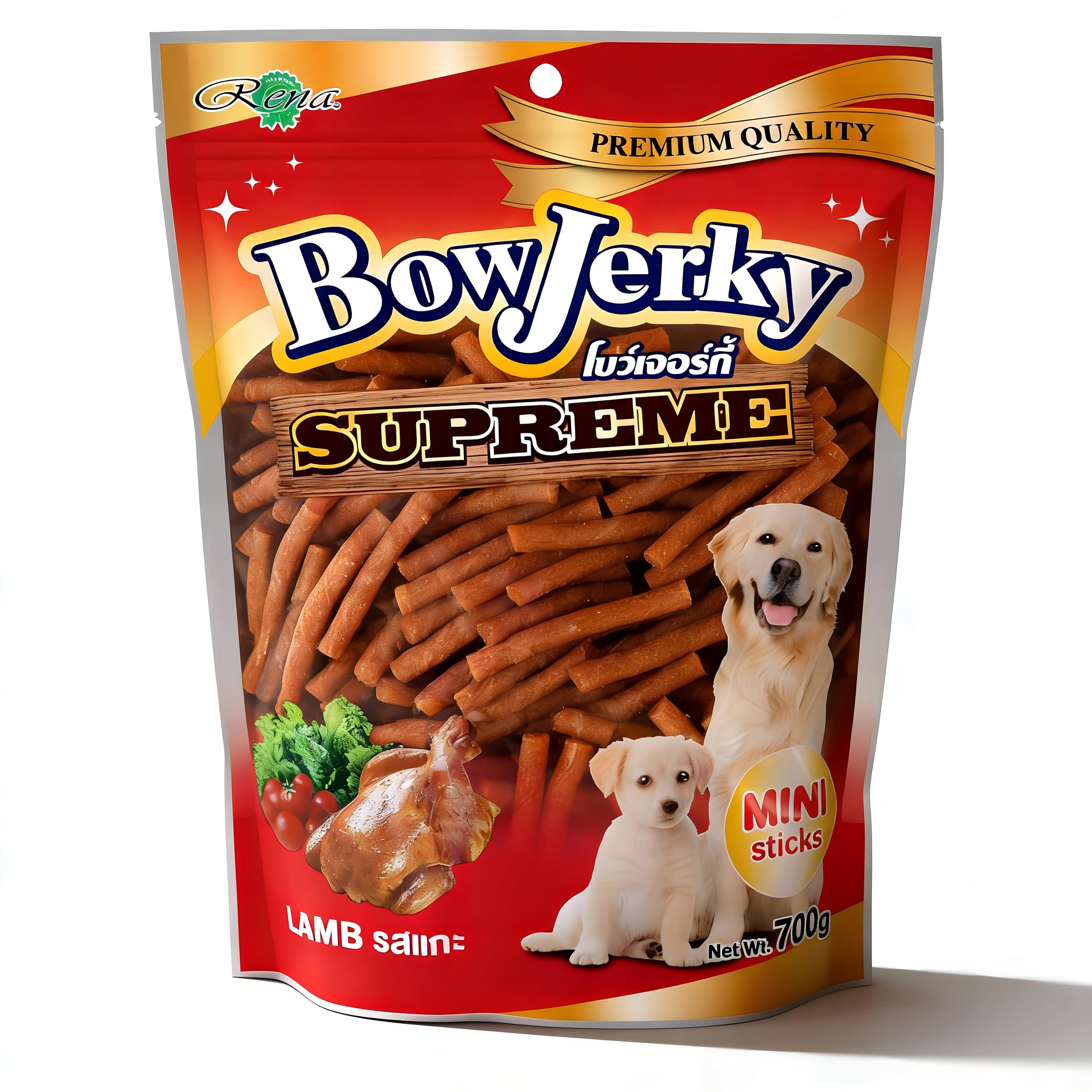 Bow Jerky Lamb Liver Pure CageFree Chicken Perfect For Made With Real Chicken And Training Reward And Everyday Stick Style Dog 