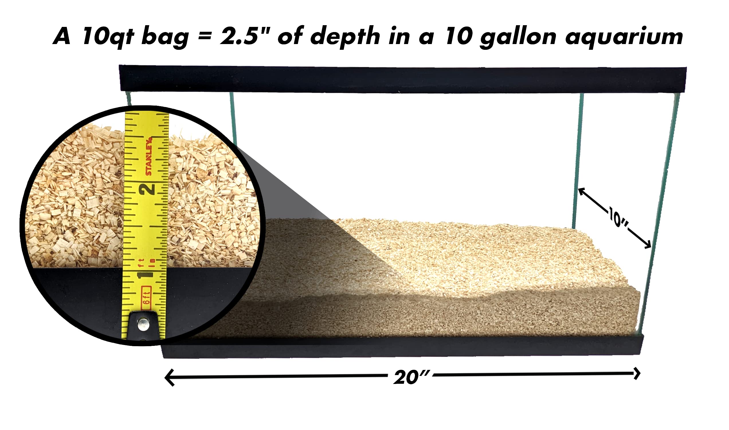 Josh'S Frogs Sani-Chips Aspen Blend Snake Substrate (10 Quart)