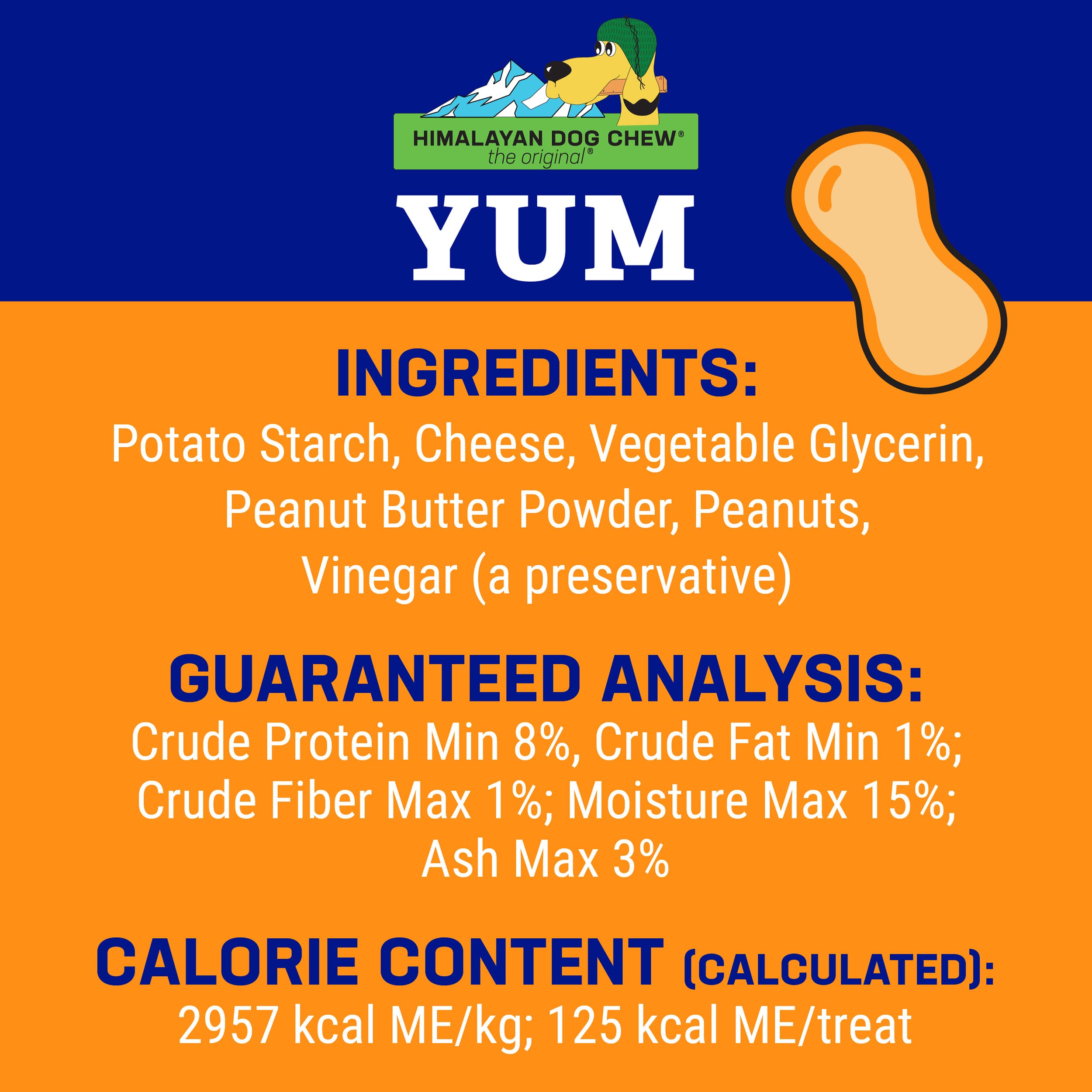 Himalayan Dog Yaky Yum Peanut Butter 4.5Oz