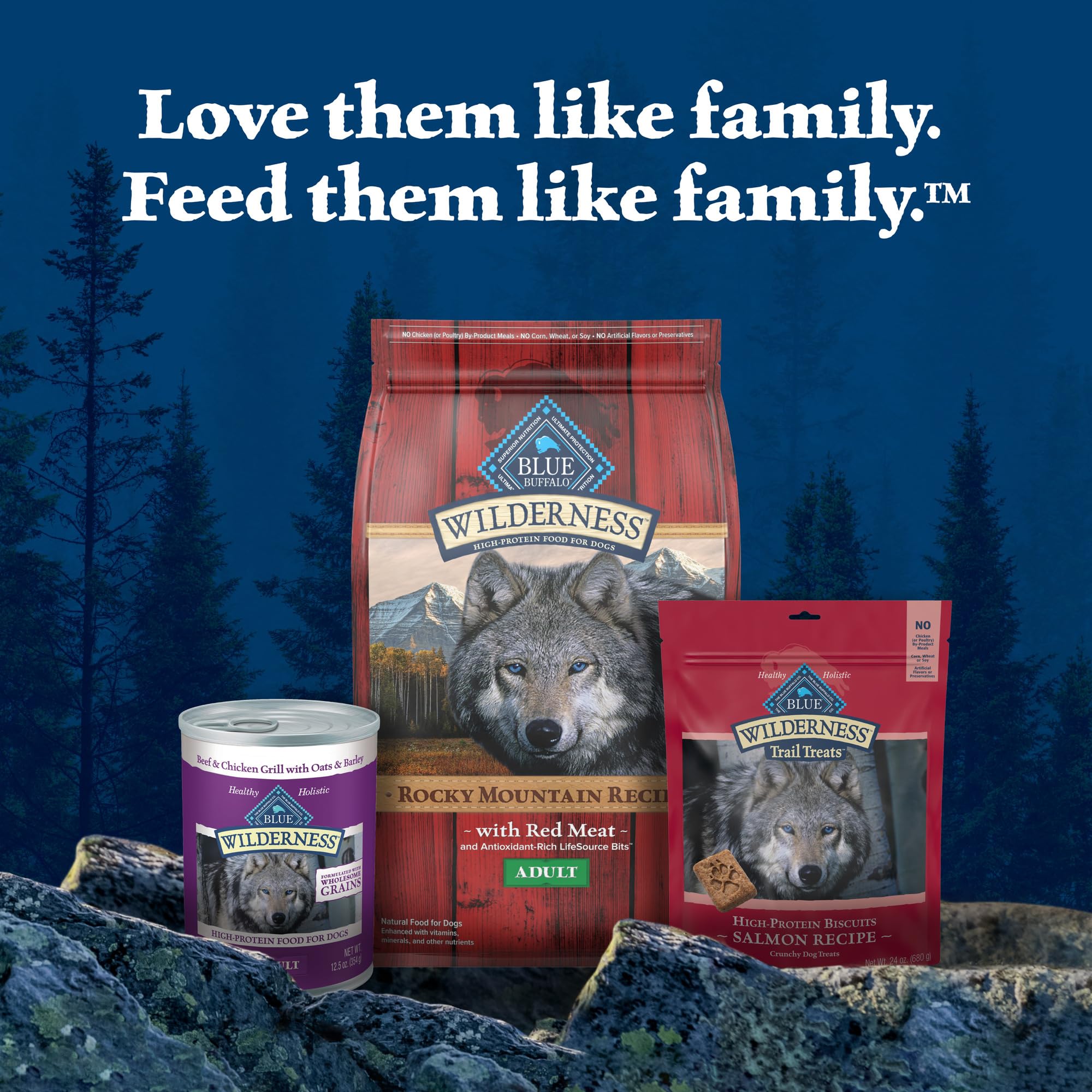 Blue Buffalo Wilderness Trail Toppers Wild Cuts Wet Dog Food, High-Protein & Grain-Free, Made with Natural Ingredients, Chunky B