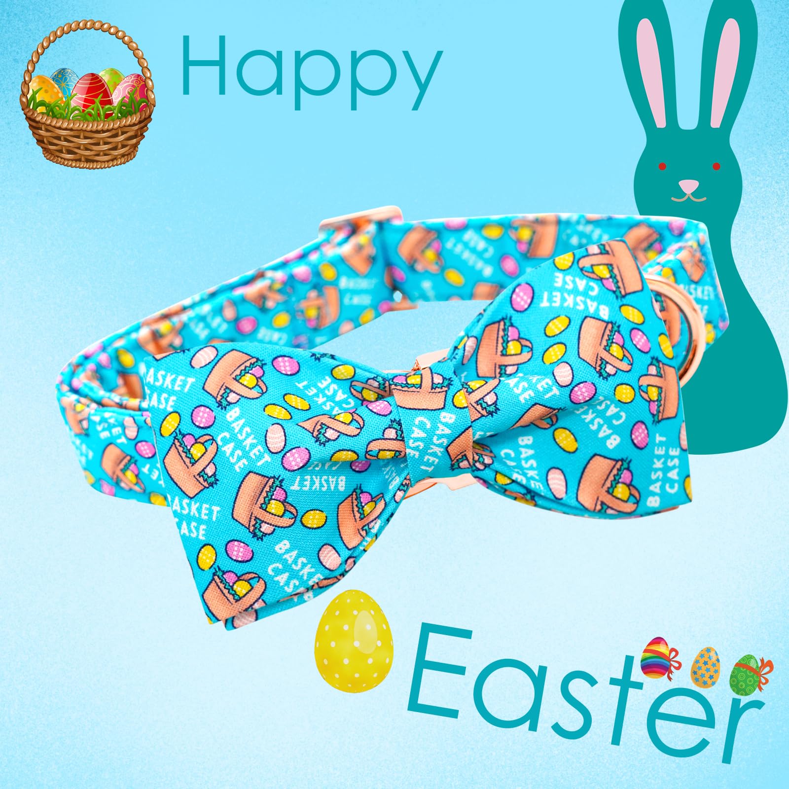 Lionheart Glory Easter Day Dog Collar With Bow For Large Dogs