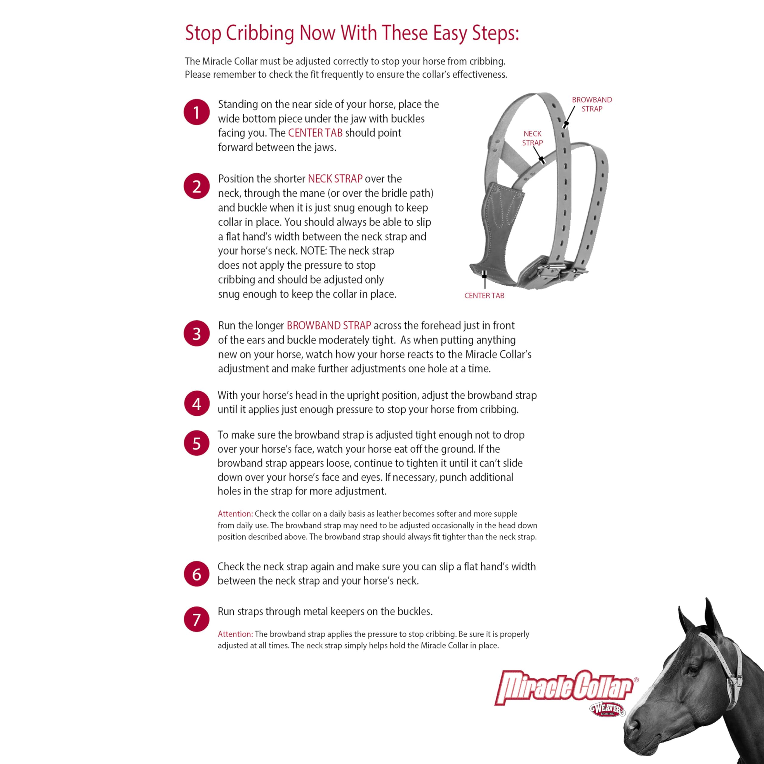 Weaver Leather Miracle Collar Havana, Medium