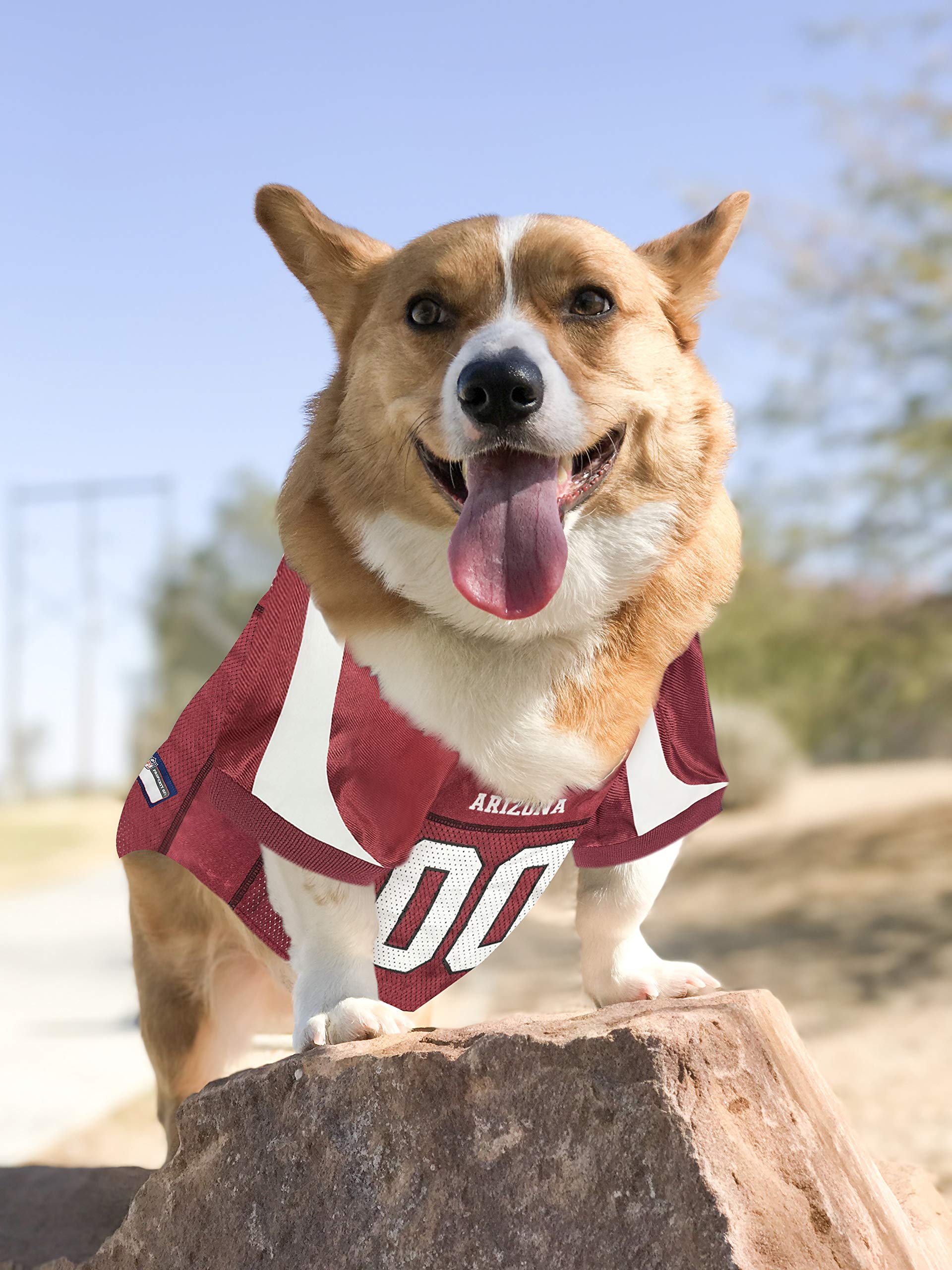 Nfl Arizona Cardinals Dog Jersey, Size: X-Large. Best Football Jersey Costume For Dogs & Cats. Licensed Jersey Shirt