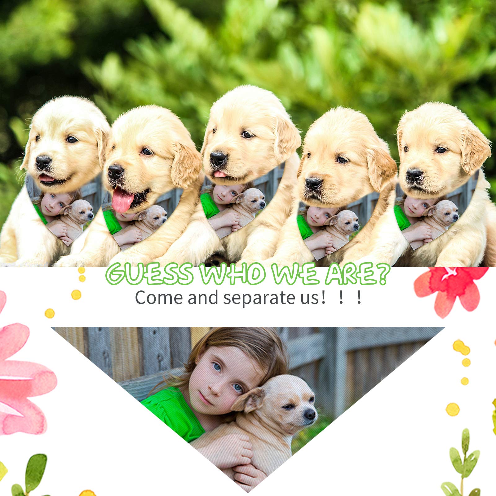 24 Pieces Sublimation Blank Dog Bandanas Solid White Diy Pet Bandanas Triangle Scarf Polyester Pet Heat Transfer Triangle Bibs Kerchief Accessories For Dogs Puppy Cats