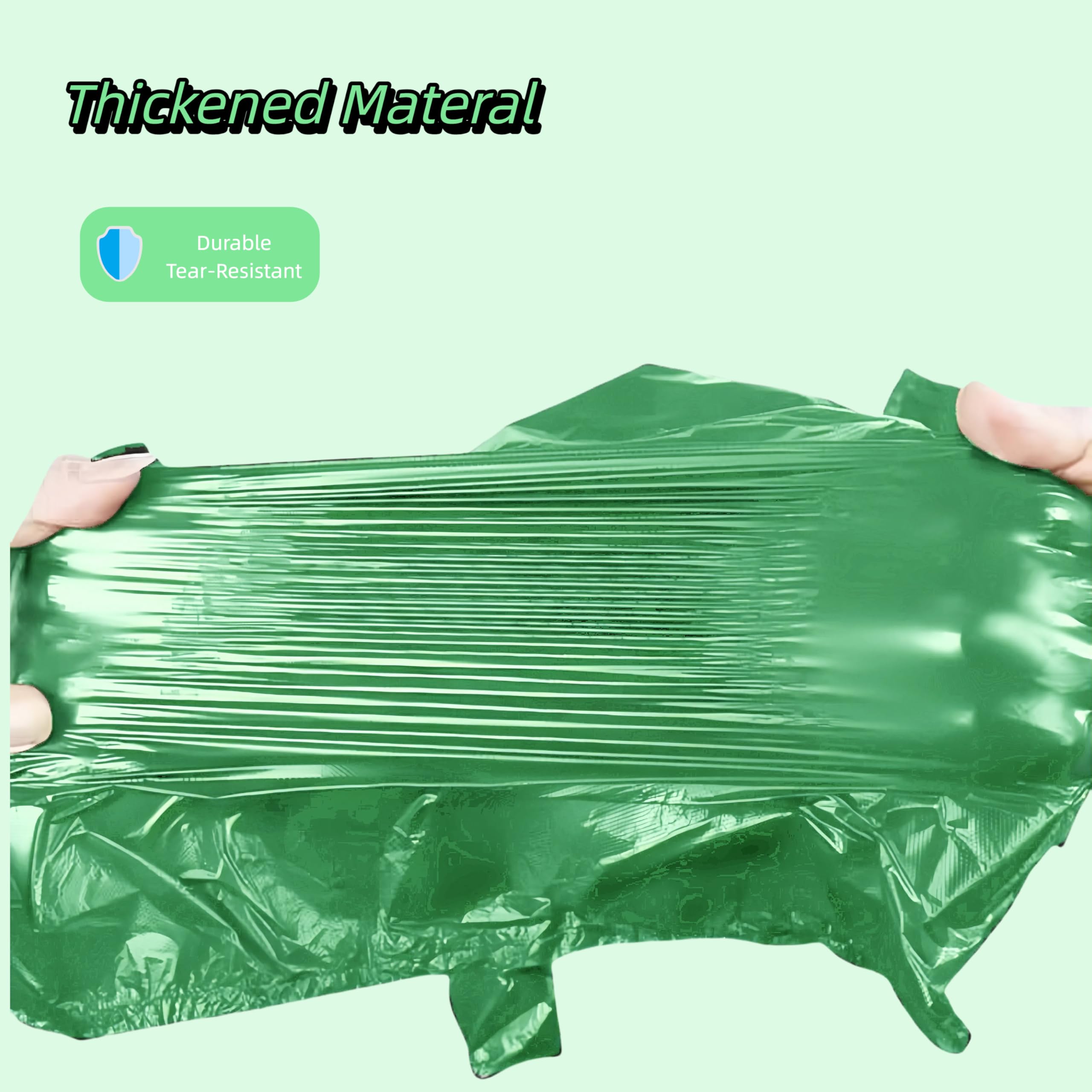 Cwyza Biodegradable T-Shirt Poop Bags With Easy-Tie Handles - Leak-Proof, Extra Thick Waste Bags For Small Dogs & Cats,6 Pack Of