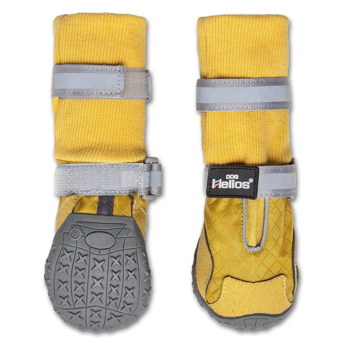 Dog Helios 'Traverse' Premium Grip High-Ankle Outdoor Dog Boots, X-Large, Yellow