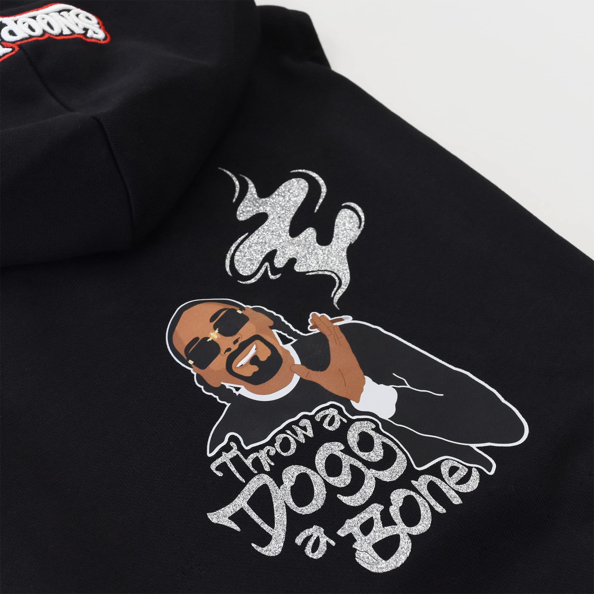 Snoop Doggie Doggs Deluxe Pet Hoodie, Throw a Dogg a Bone, Small