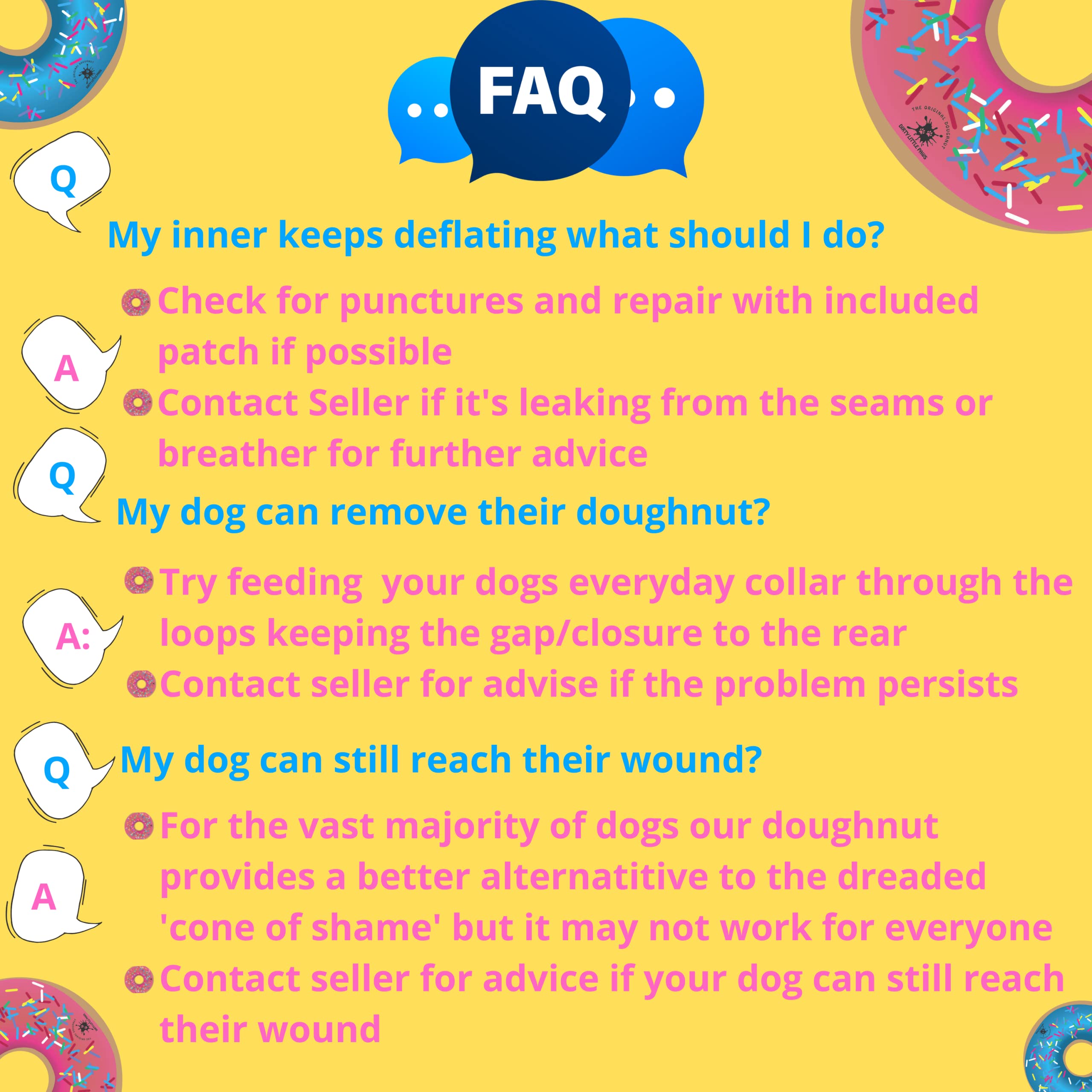 Dog Donut collar  great Alternative to a Traditional Dog cone or a Soft Dog cone collar  Our Inflatable Dog cone is an Excellent