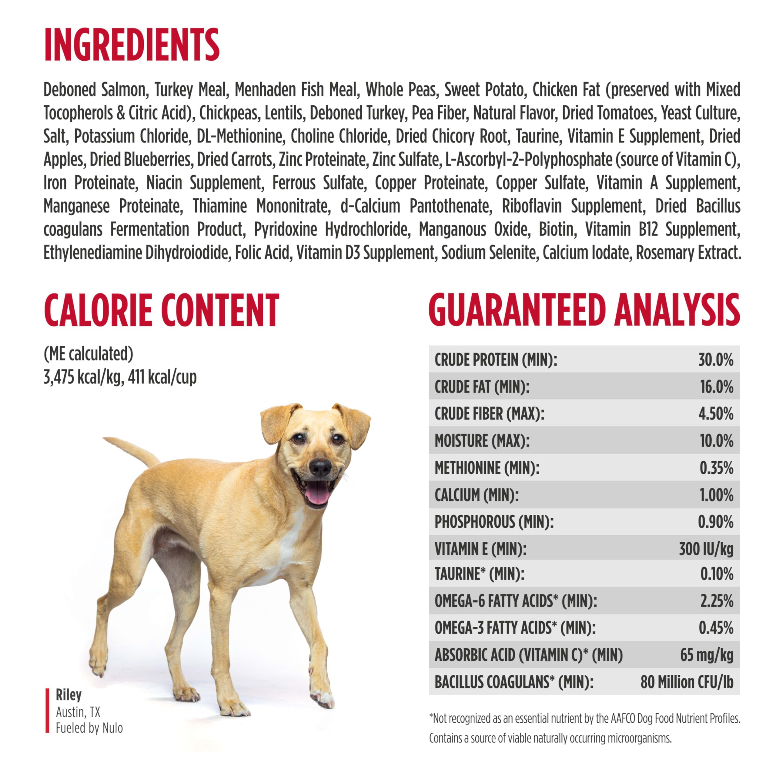 Nulo Freestyle Adult Dog Food, Premium All Natural Grain-Free Dry Small Kibble Dog Food, with BC30 Probiotic for Healthy Digesti