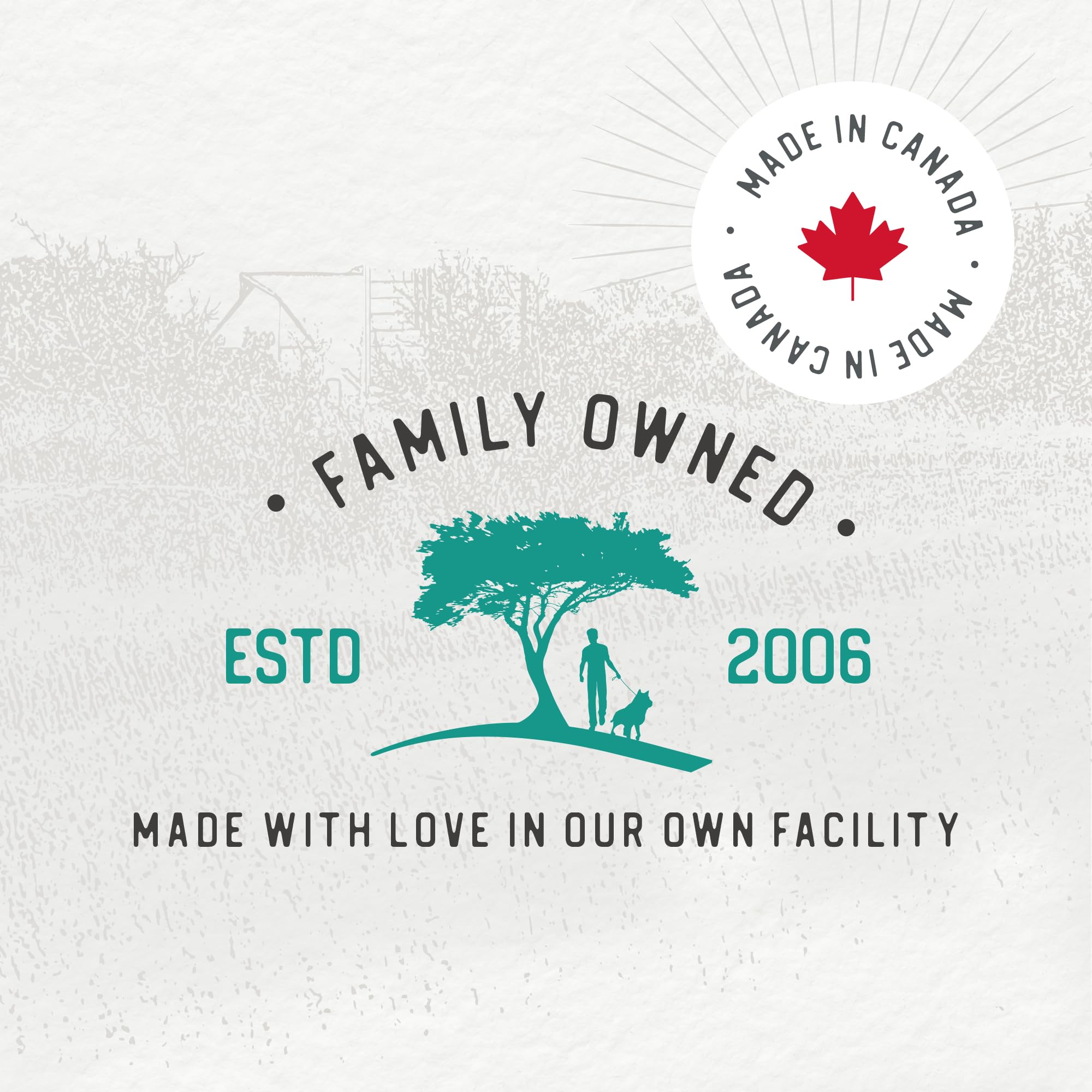 Caledon Farms Plaque Busters with Bacon Dog Treats: Grain Free, Gluten Free, No Additives, Colors or Preservatives, Brown 8 Coun