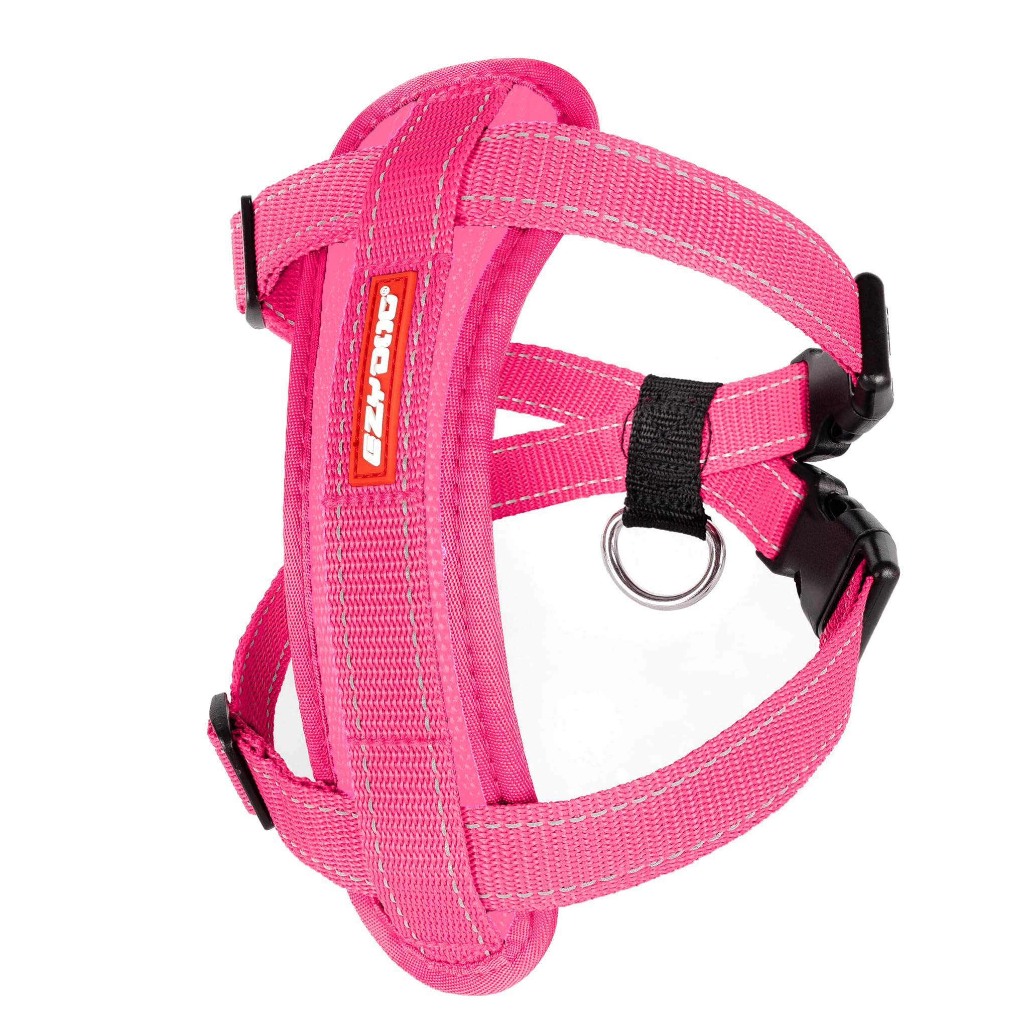 EzyDog Chest Plate No Pull Dog Harness - Escape Proof Harness with Reflective Stitching and Comfort Padding for Easy Walks, Trai