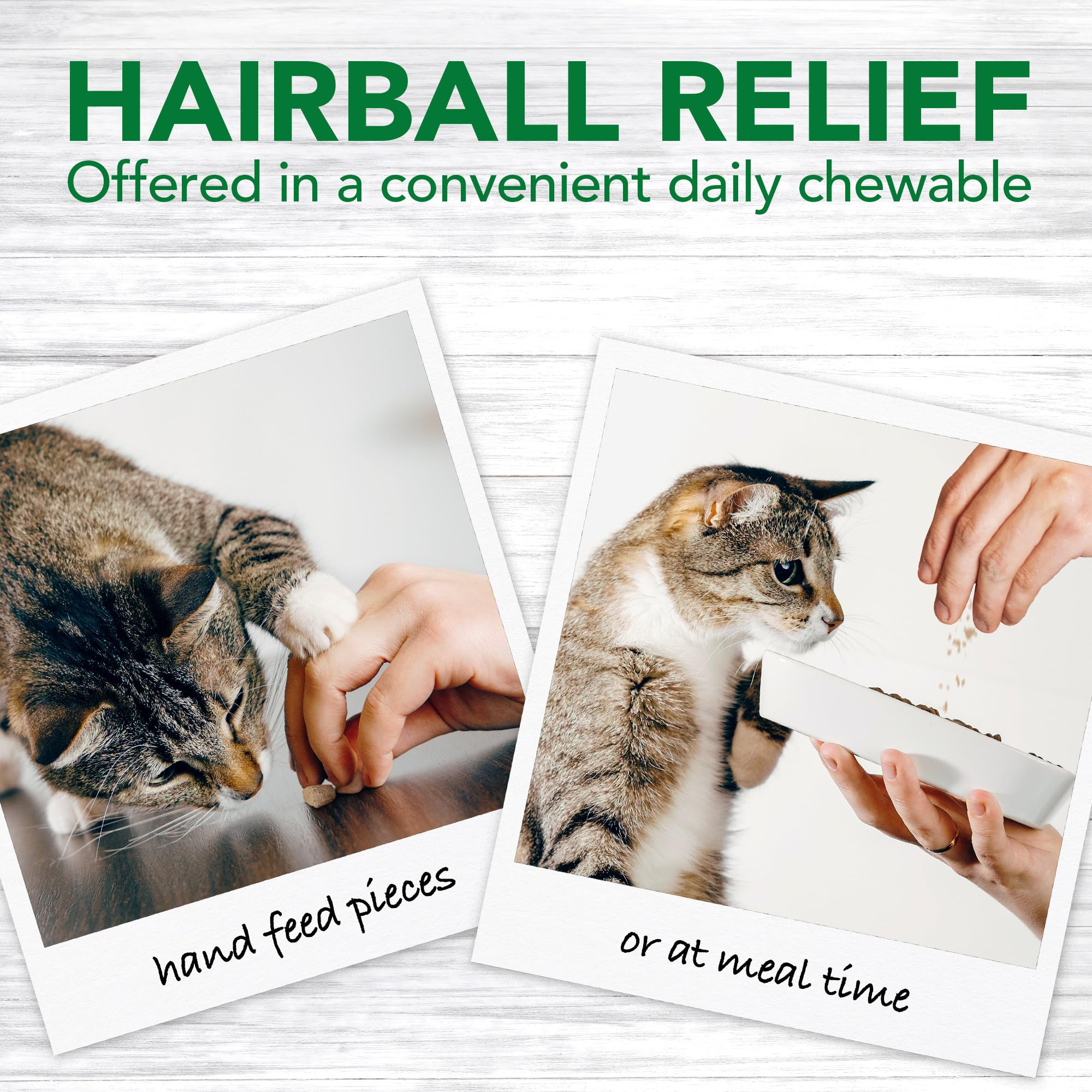 Vets Best Cat Hairball Relief Digestive Aid, Vet Formulated Hairball Support Remedy, Hairball Relief for Cats, Classic Chicken F