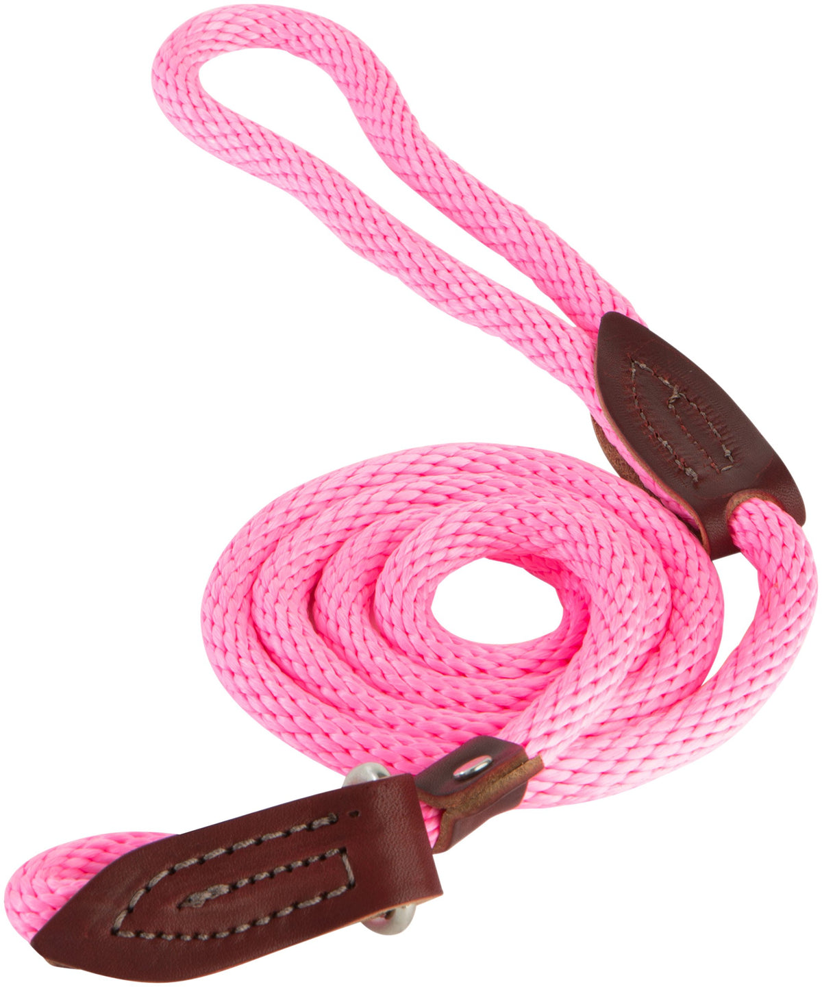Omnipet British Rope Slip Lead For Dogs, 4', Hot Pink