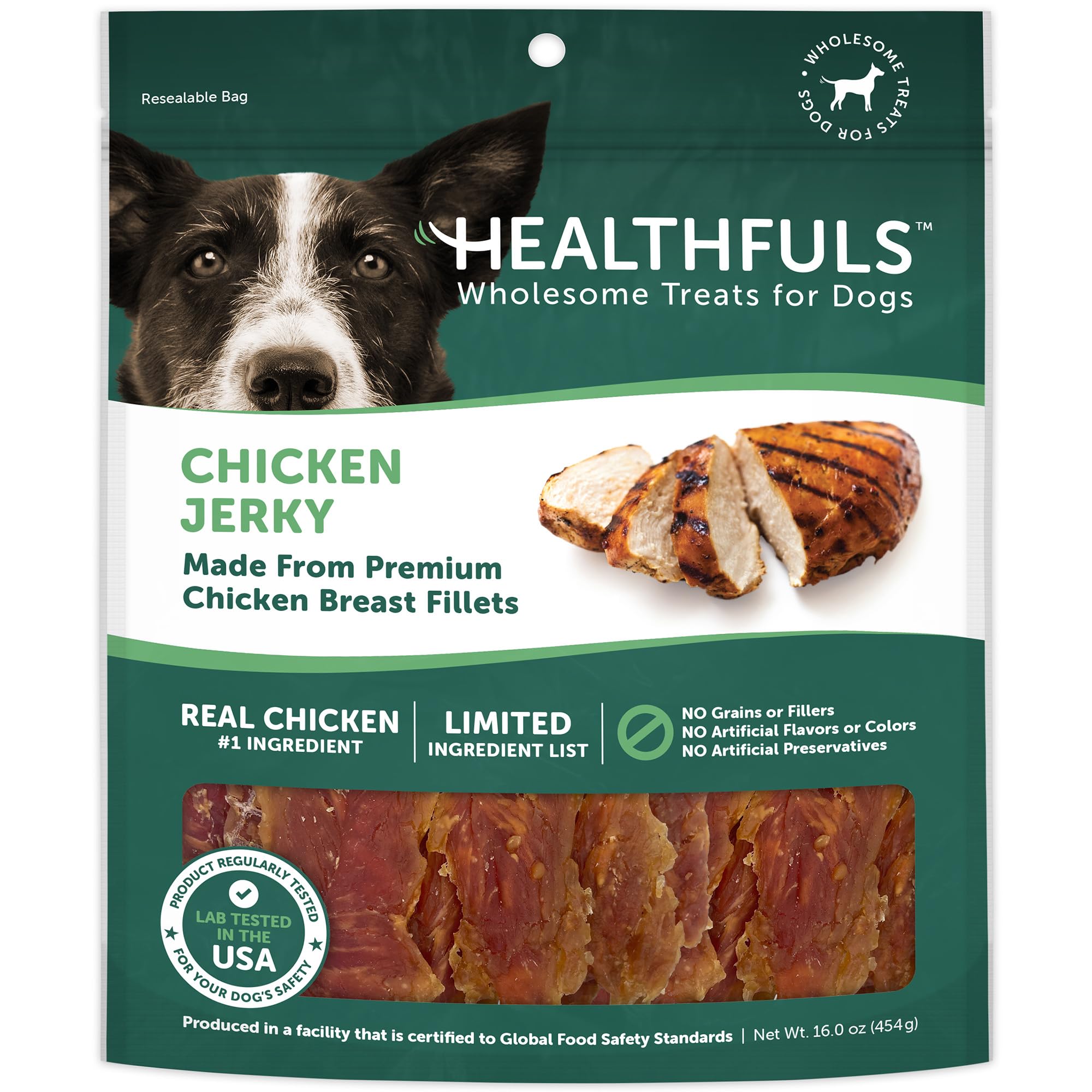 Healthfuls Chicken Jerky Dog Treats, 16oz