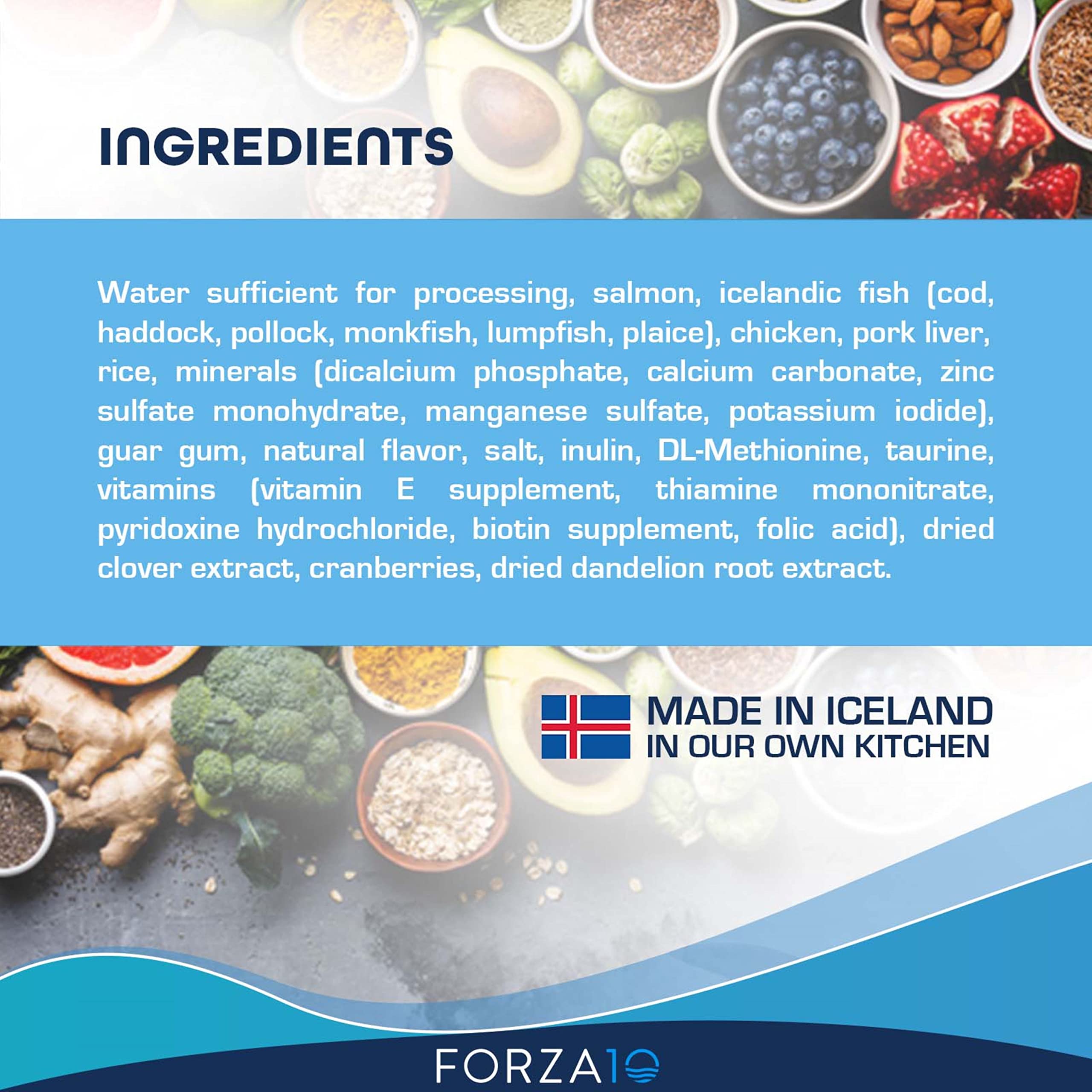 Forza10 Actiwet Urinary Cat Food, Canned Salmon Fish Flavor Urinary Tract Health Cat Food Wet, Vet Approved for Urinary Health,