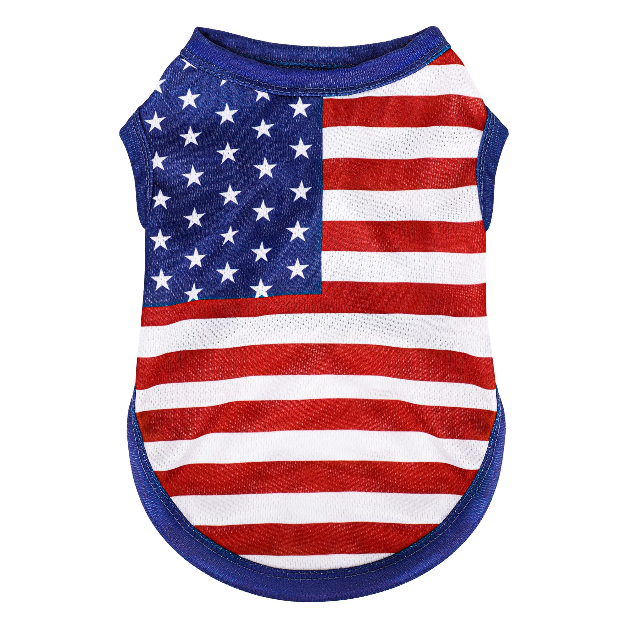 American Flag Inspired Dog Vest: Perfect Dog Shirt, Ideal Tank Top For Everyday Wear, Independence Day Celebrations Crafted Mate
