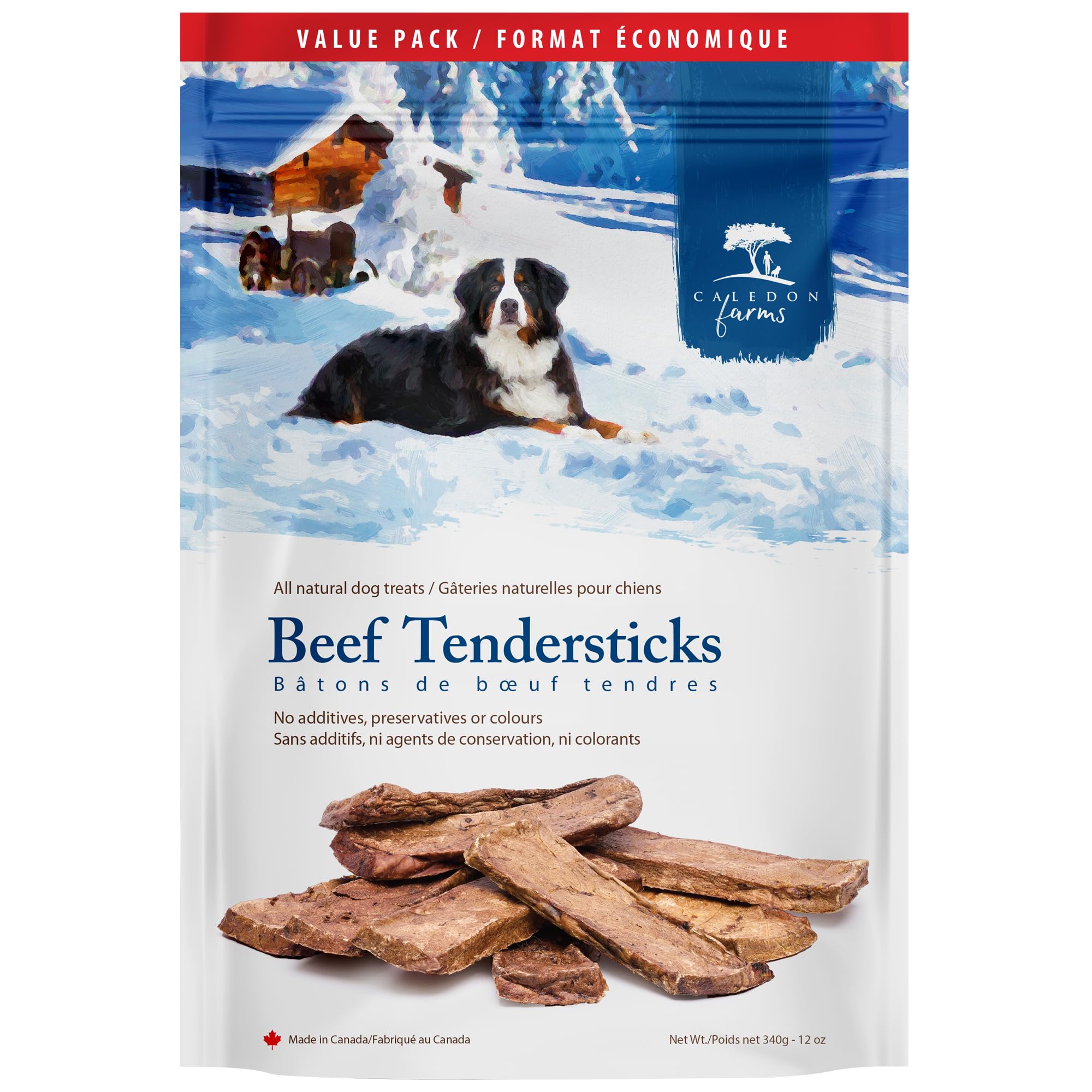 Caledon Farms Value Pack Beef Tendersticks Brown 12 Ounce (Pack of 1)