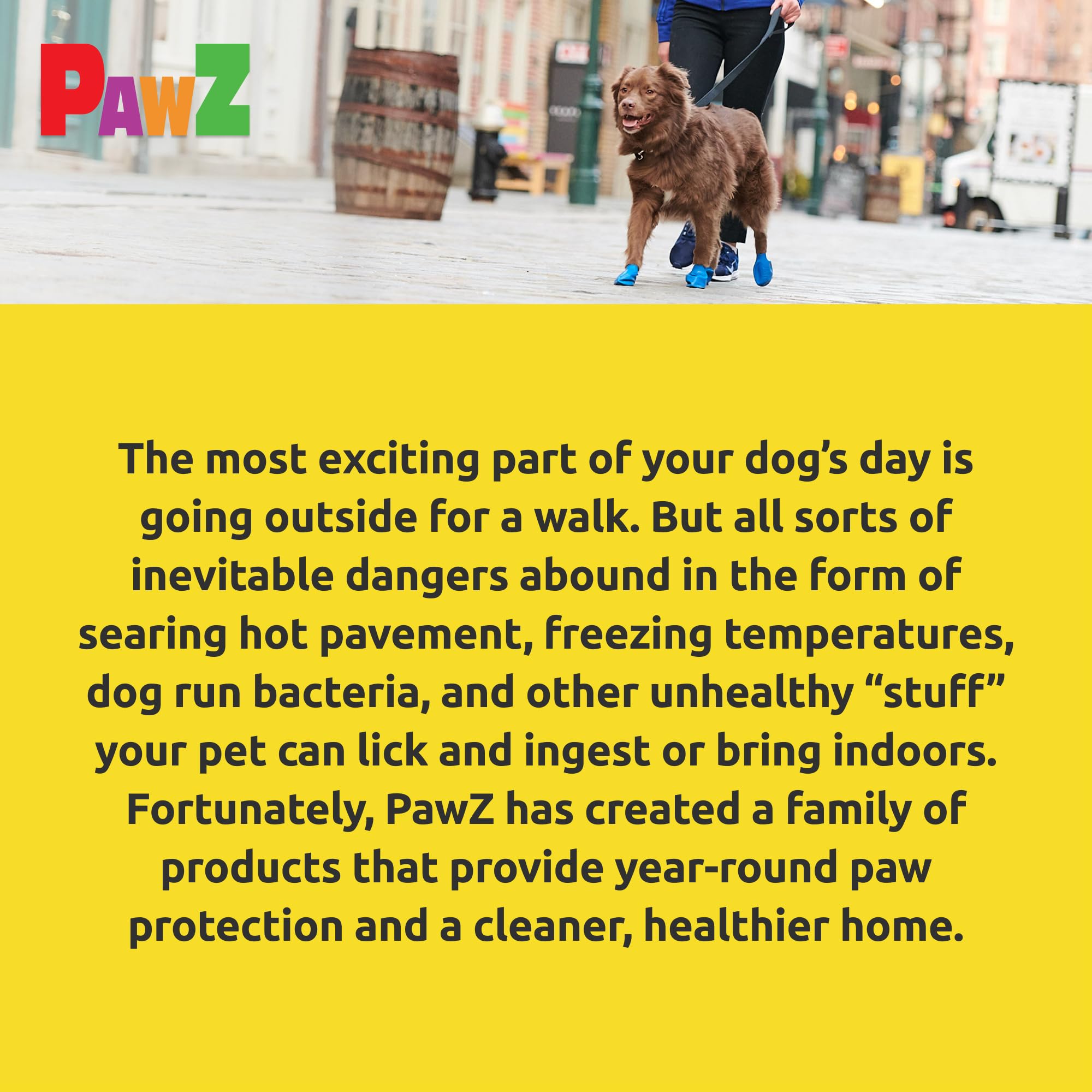 Pawz Rubber Dog Boots For Paws Up To 1 1/2', 12 Pack - All-Weather Dog Booties For Hot Pavement, Snow, Mud, And Rain - Waterproof, Anti Slip Dog Socks - Xx-Small, Black