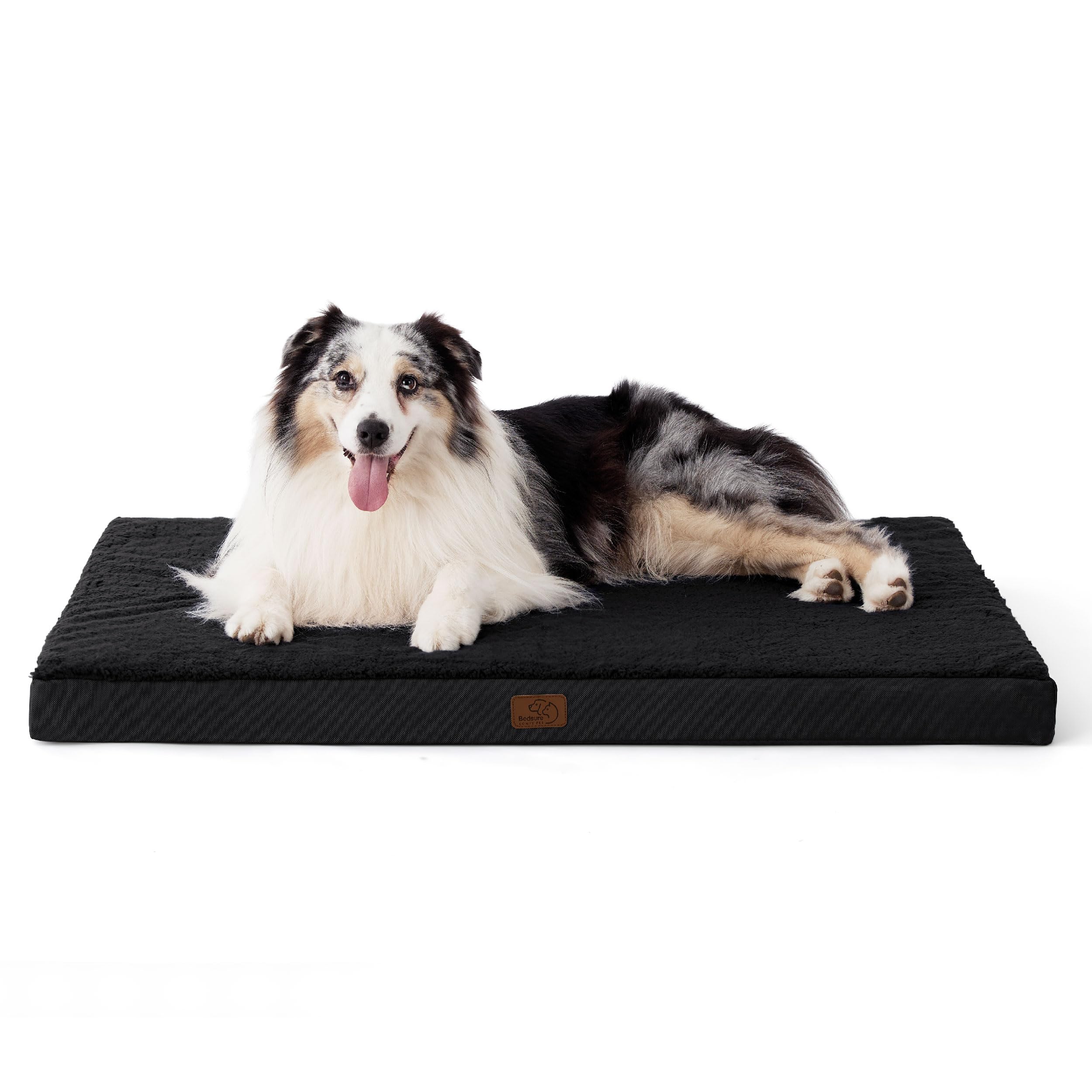 Bedsure Large Dog Bed For Crate - Orthopedic Waterproof Puppy Beds With Removable Washable Cover, Egg Crate Foam Pet Mat, Suitab