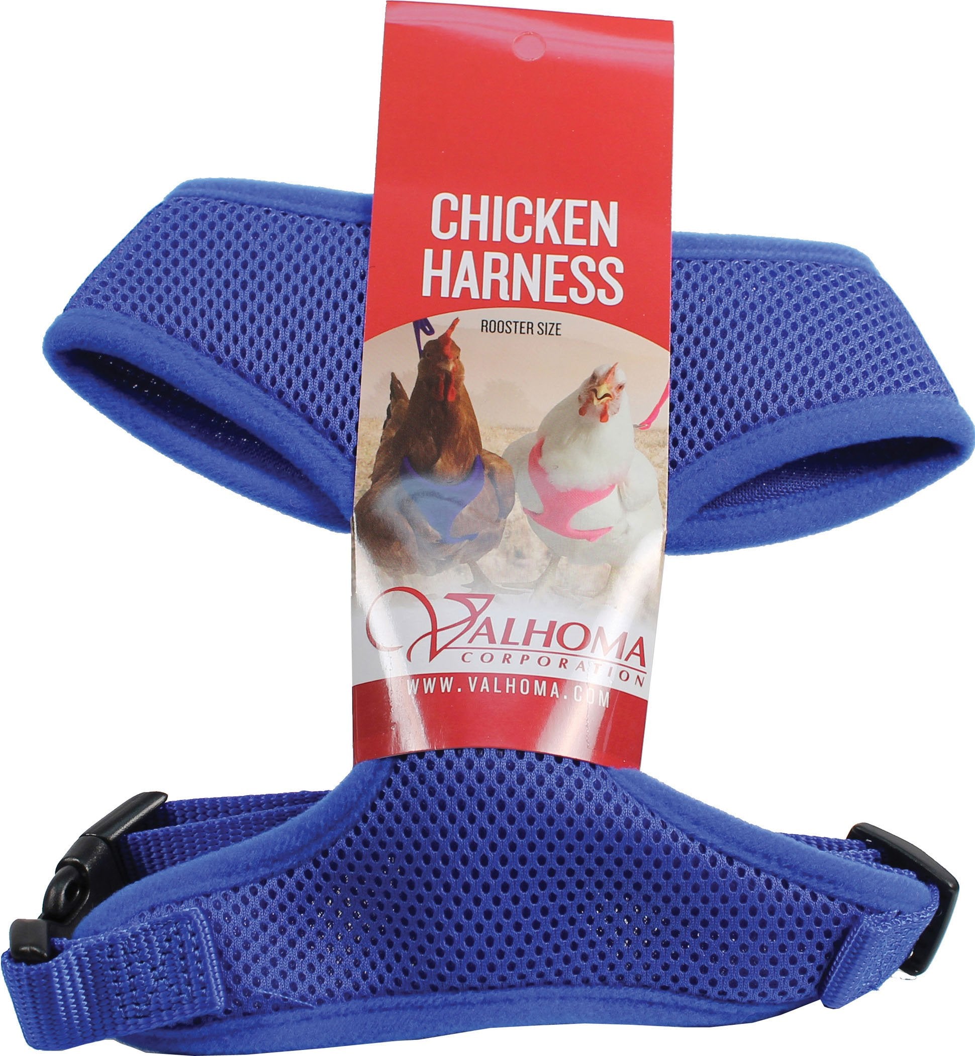 Valhoma 756 M C Bl 625478 Mesh Chicken Harness, Blue, Rooster