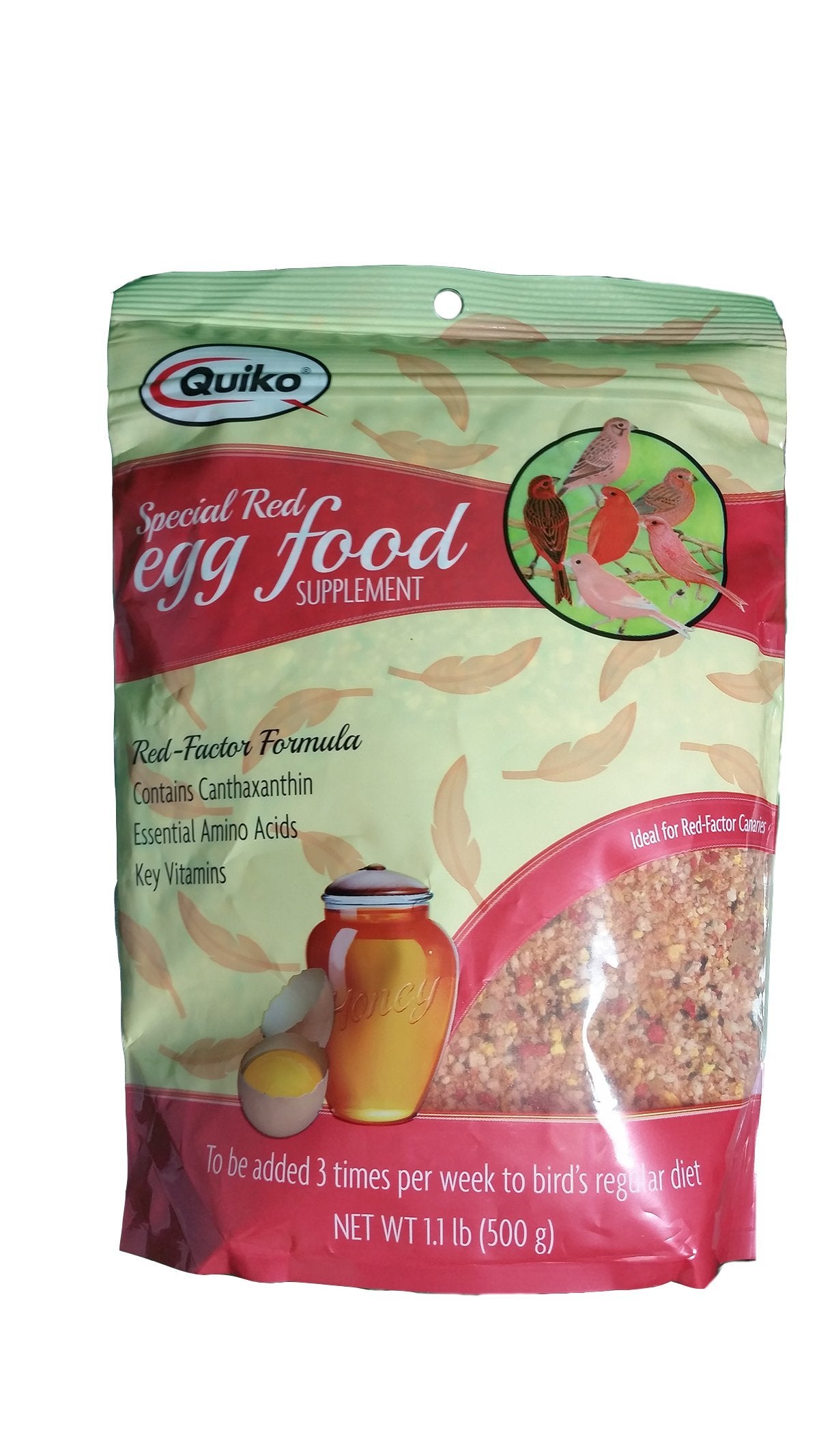 Quiko Special Red Eggfoods - Net Wt. 1.1 lbs