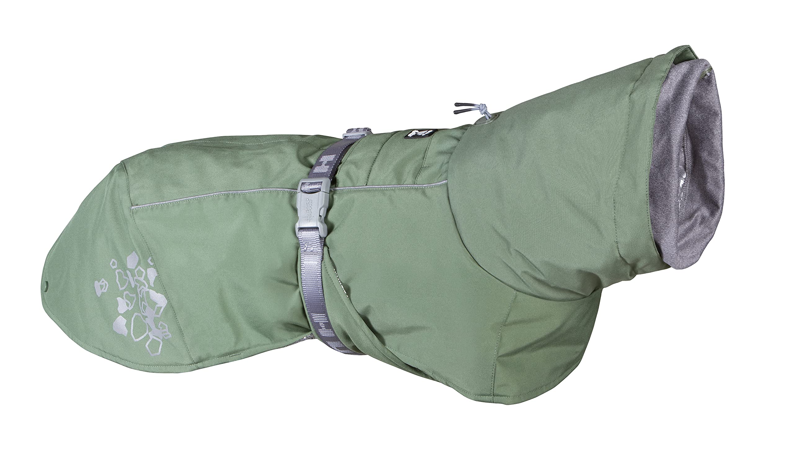 Hurtta Extreme Warmer 2, Winter Dog Coat Eco, Hedge, 10 In