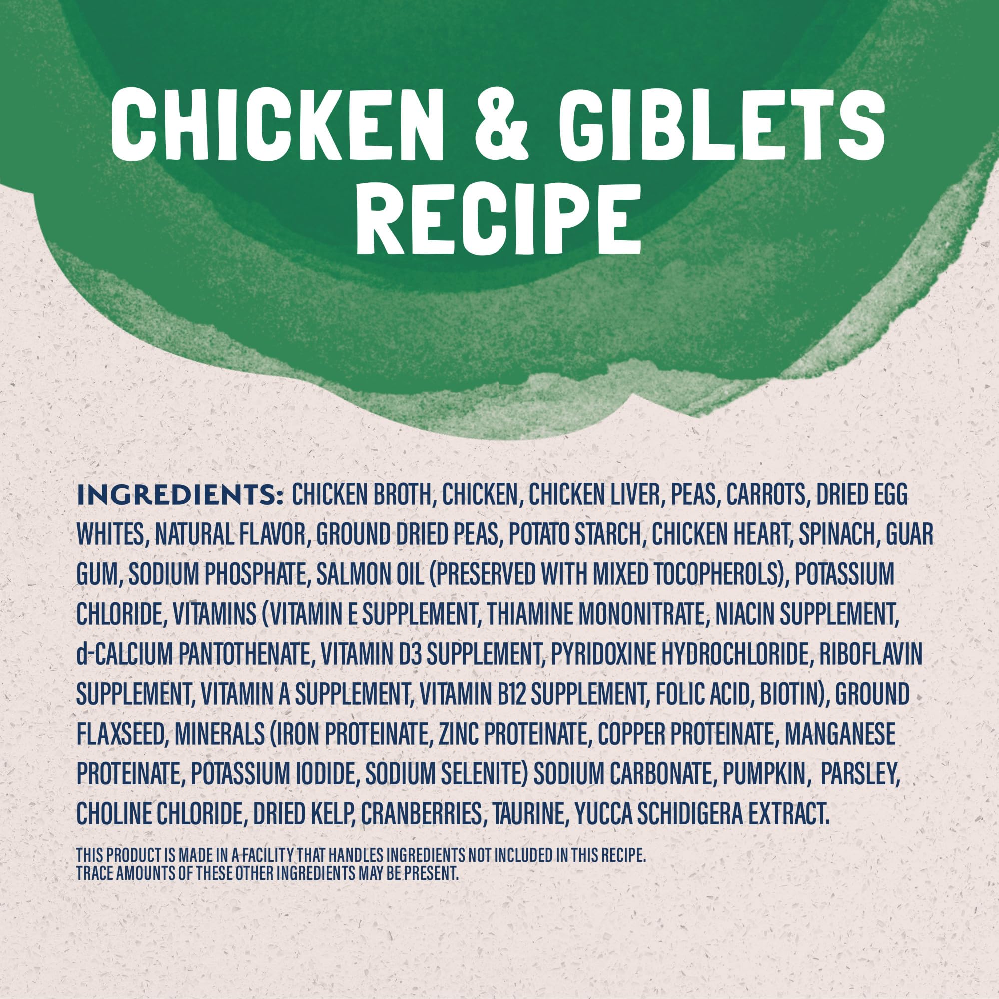 Natural Balance Original Ultra Platefulls Adult Grain Free Wet Cat Food Salmon, Chicken & Giblets Formula in Gravy, 3 Ounce Pouc