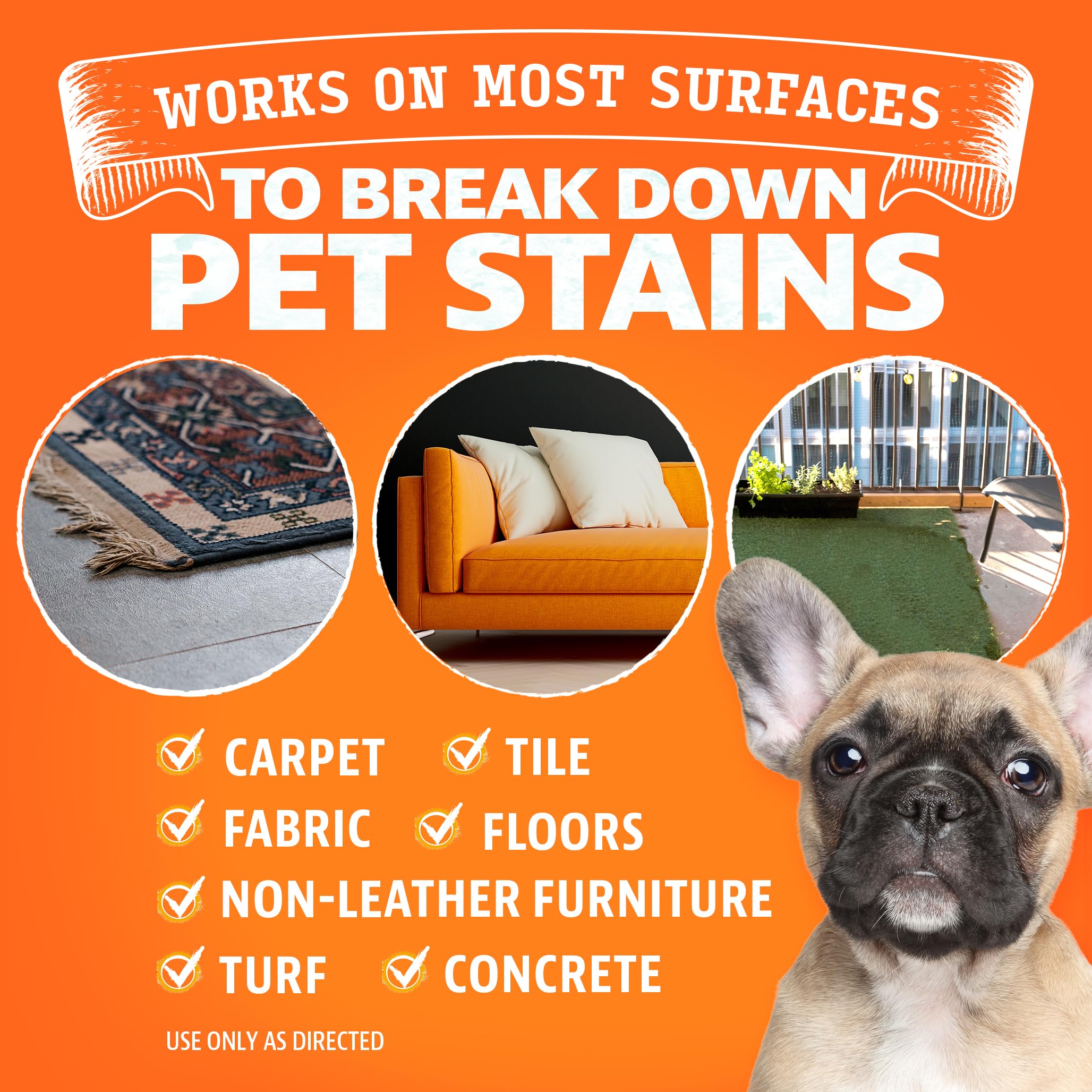 Angry Orange Pet Stain Remover For Dog Urine And Stains - Enzyme Cleaner - Citrus + Fresh Sent - Value 2 Pack