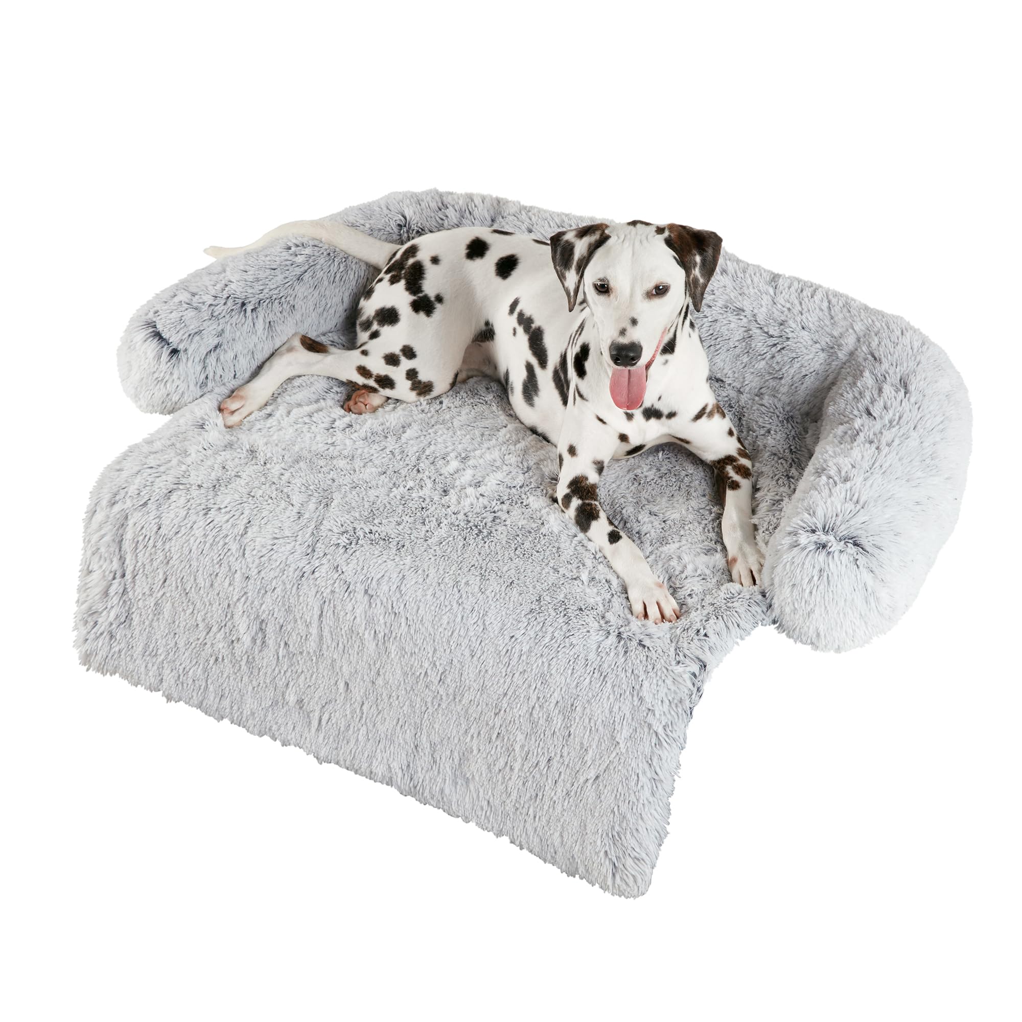Codi Dog Bed For Couch - Calming Dogs Beds For Large Pets, Fluffy Plush Cats Mat, Anti Anxiety Pet Mats With Removable Washable 