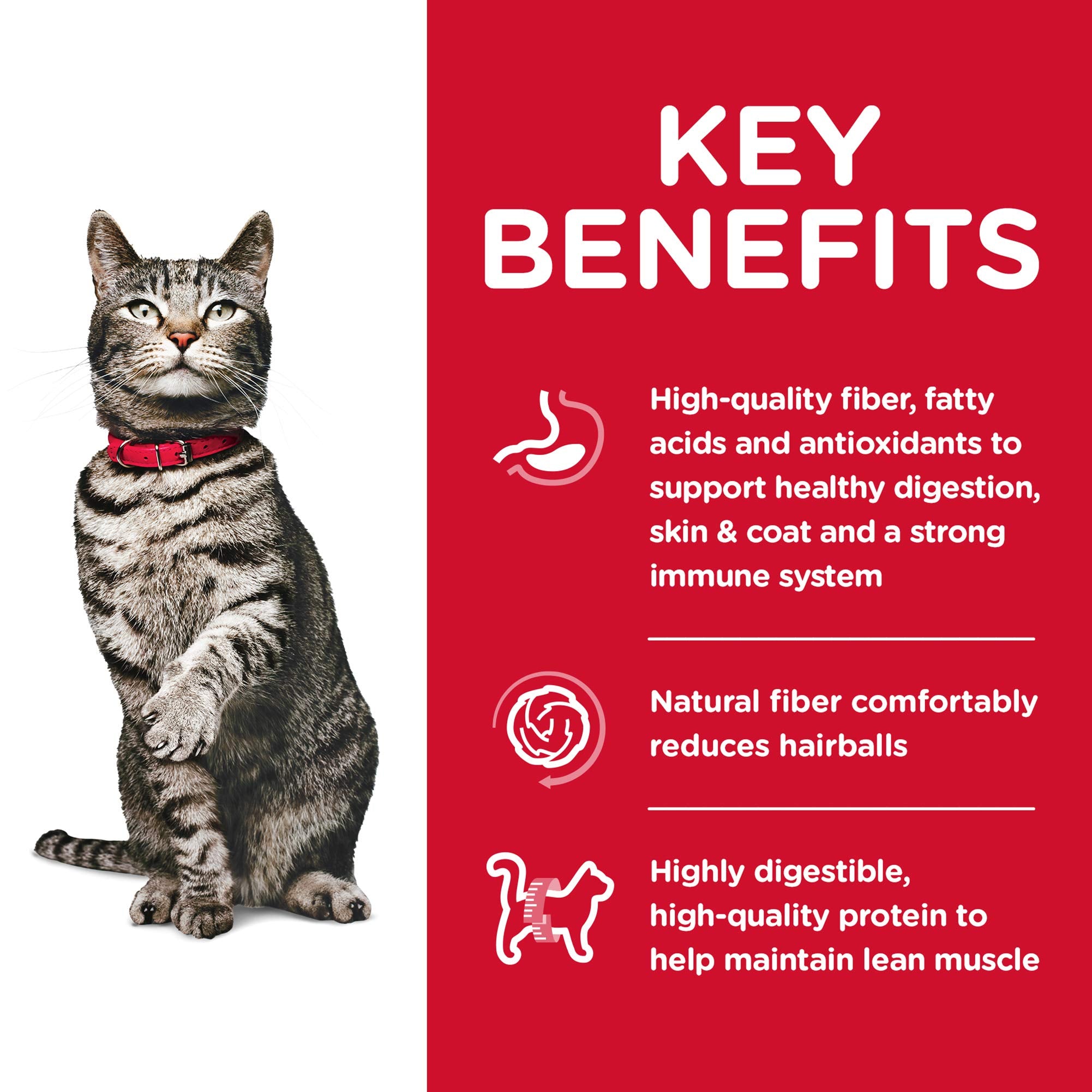 Hills Science Diet Urinary Hariball Control, Adult 1-6, Urinary Track Health & Hairball Control Support, Dry Cat Food, Chicken