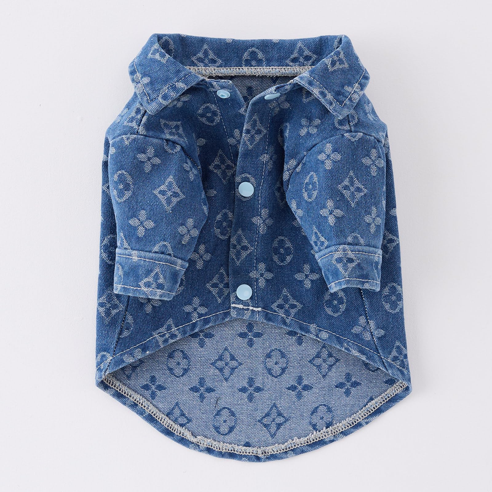 Fashionable Denim Dog Jacket, Suitable For Small To Medium-Sized Dogs To Wear All Year Round, Machine Washable, Cw009 (Xx-Large)