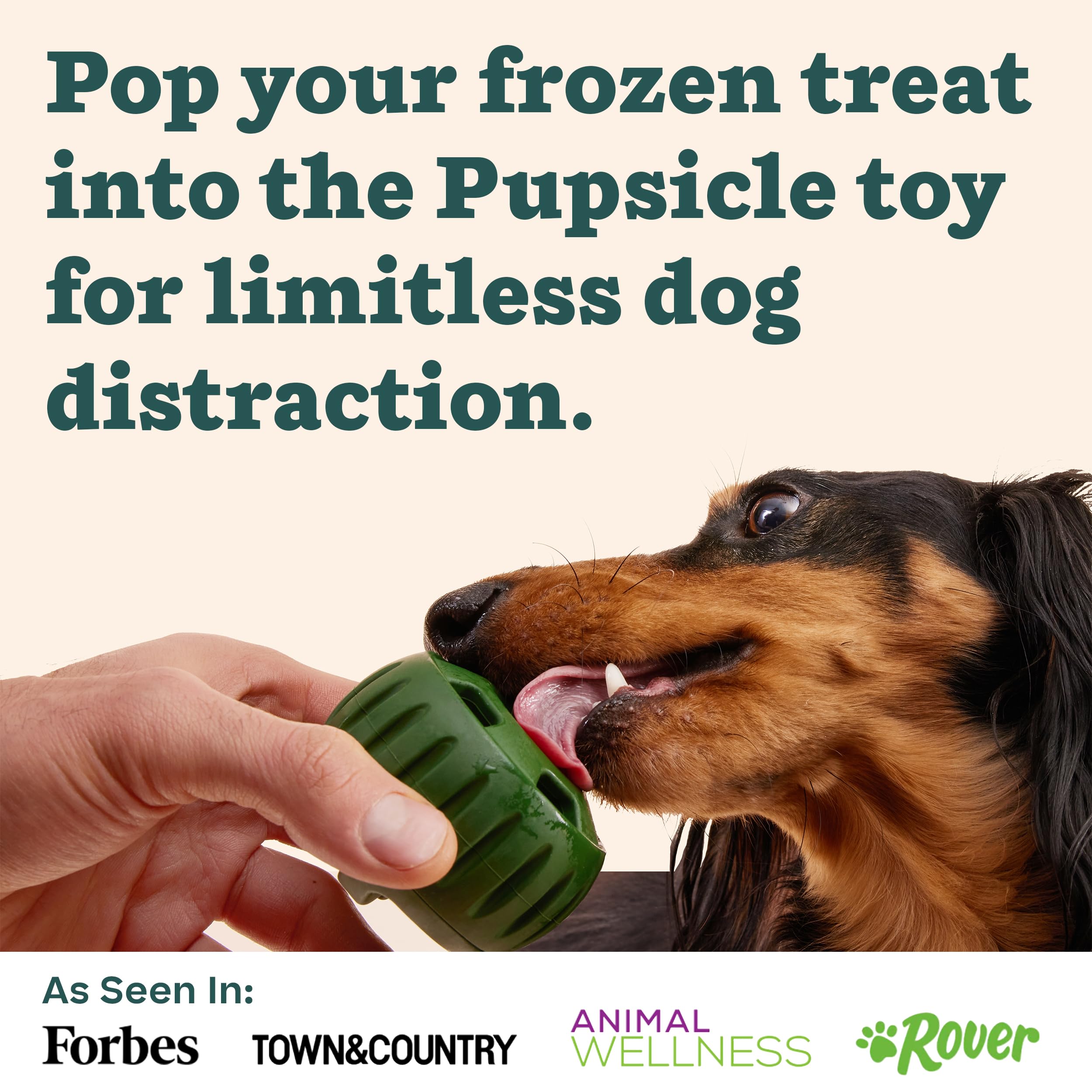 WOOF Pupsicle Treat Tray Mold, XL 75 lbs and Up, Silicone Molds for Dog Treats, Dishwasher Safe, Reusable Treat Tray, Freeze Ref